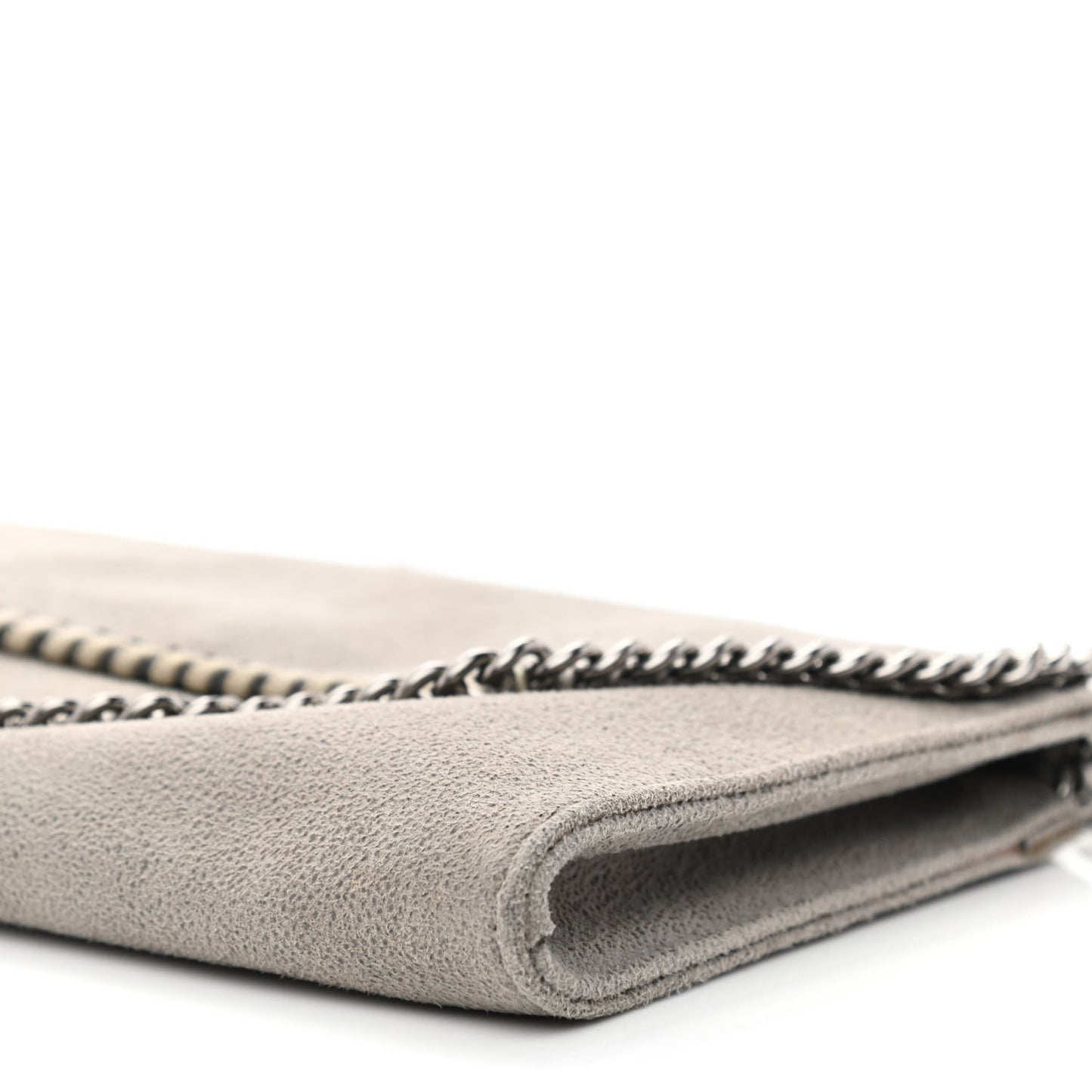 Shaggy Deer Falabella Mini Crossbody Bag Light Grey