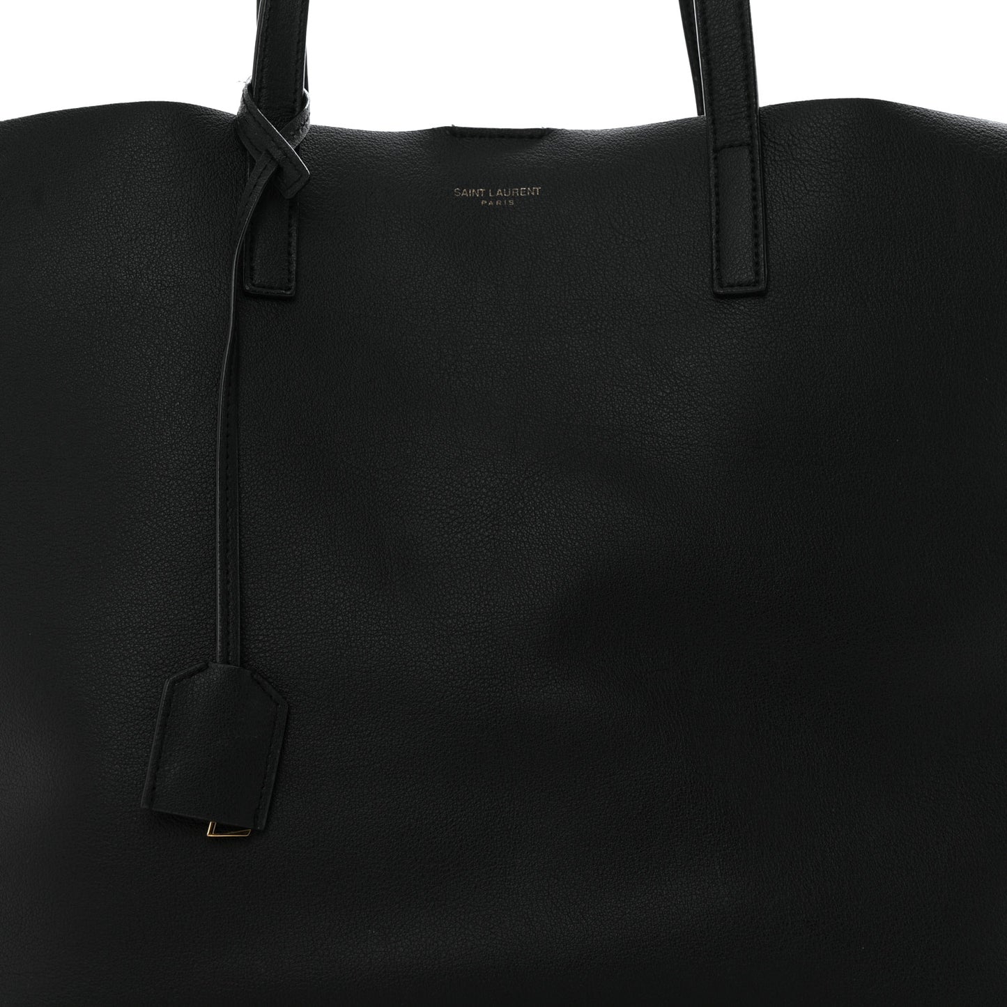 Calfskin Large Shopping Tote Black