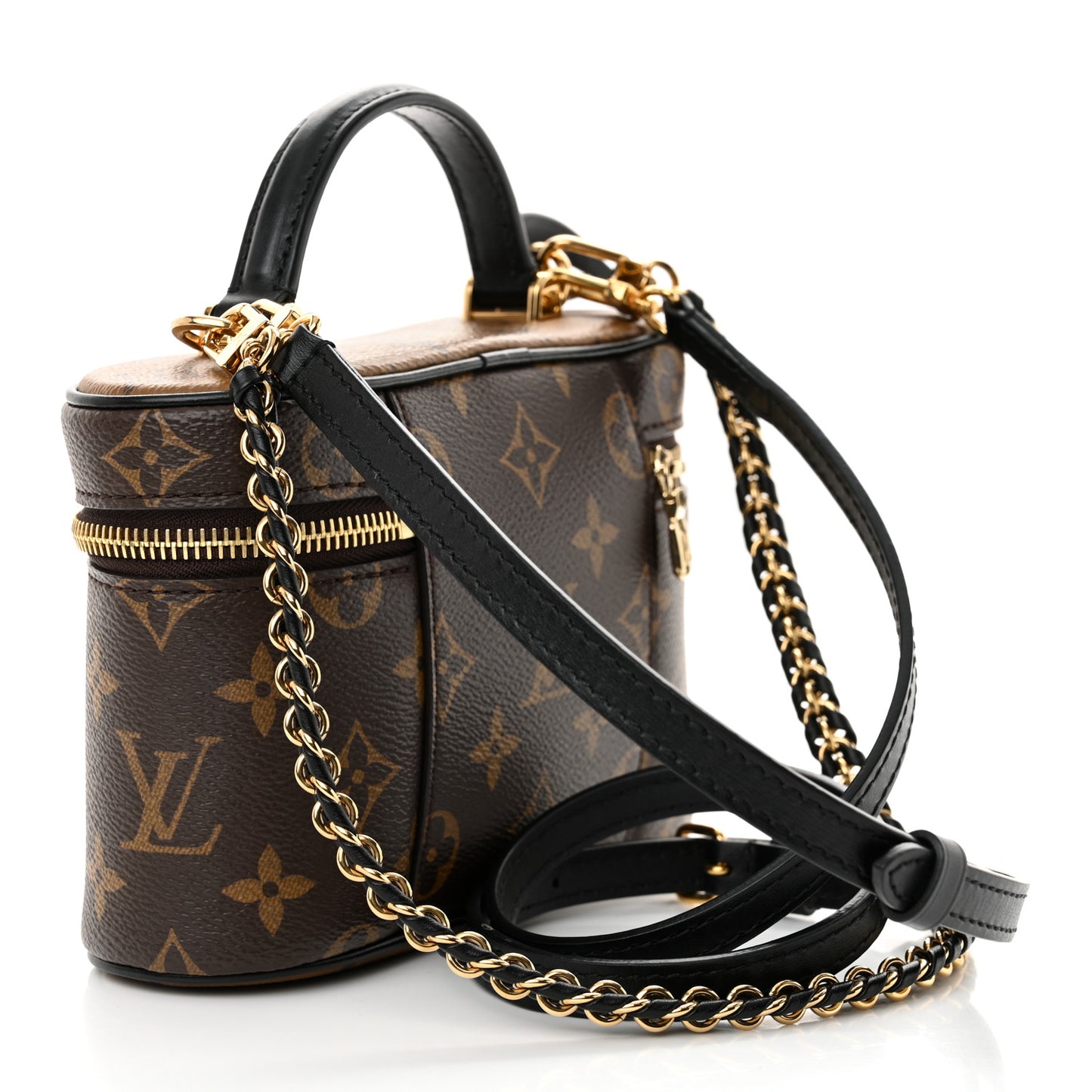 Reverse Monogram Vanity Chain Pouch