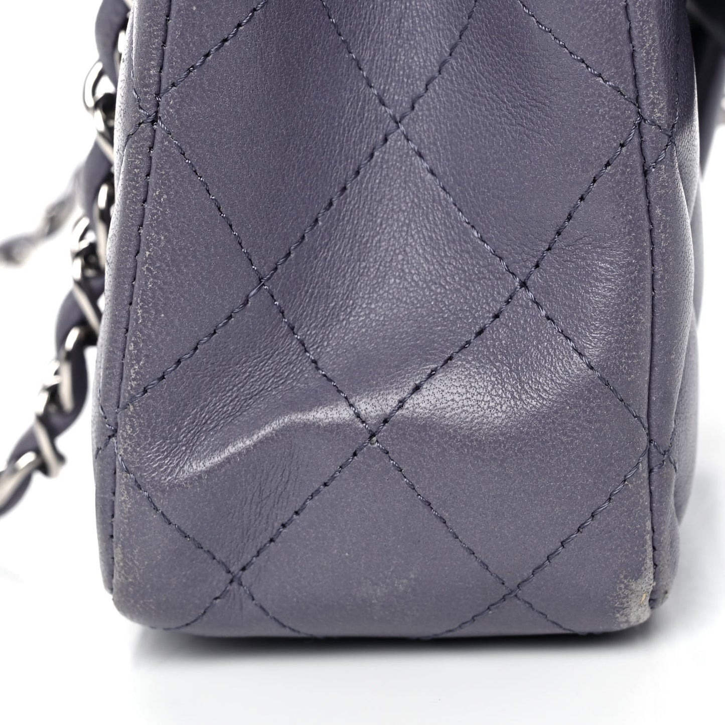 Lambskin Medium Double Flap Lavender