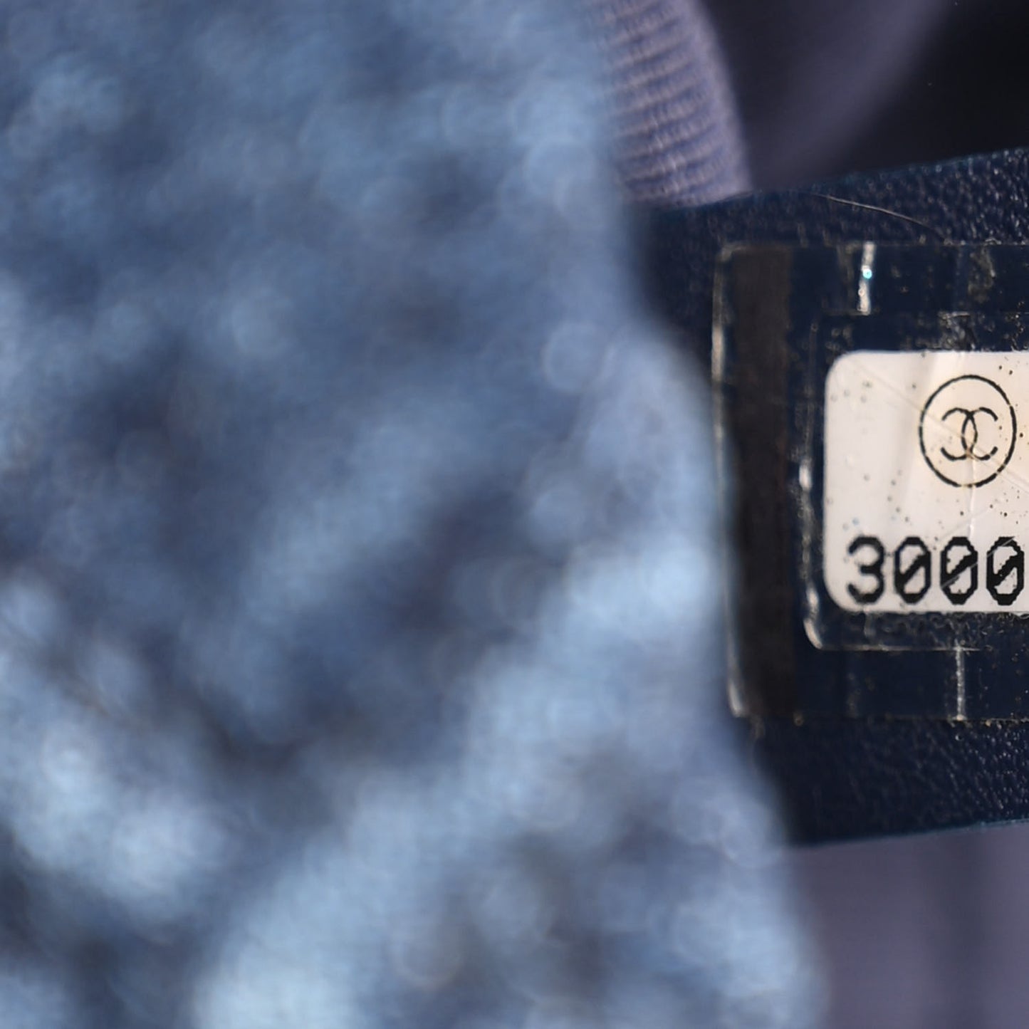Denim Quilted Chanel 19 Waist Bag Blue