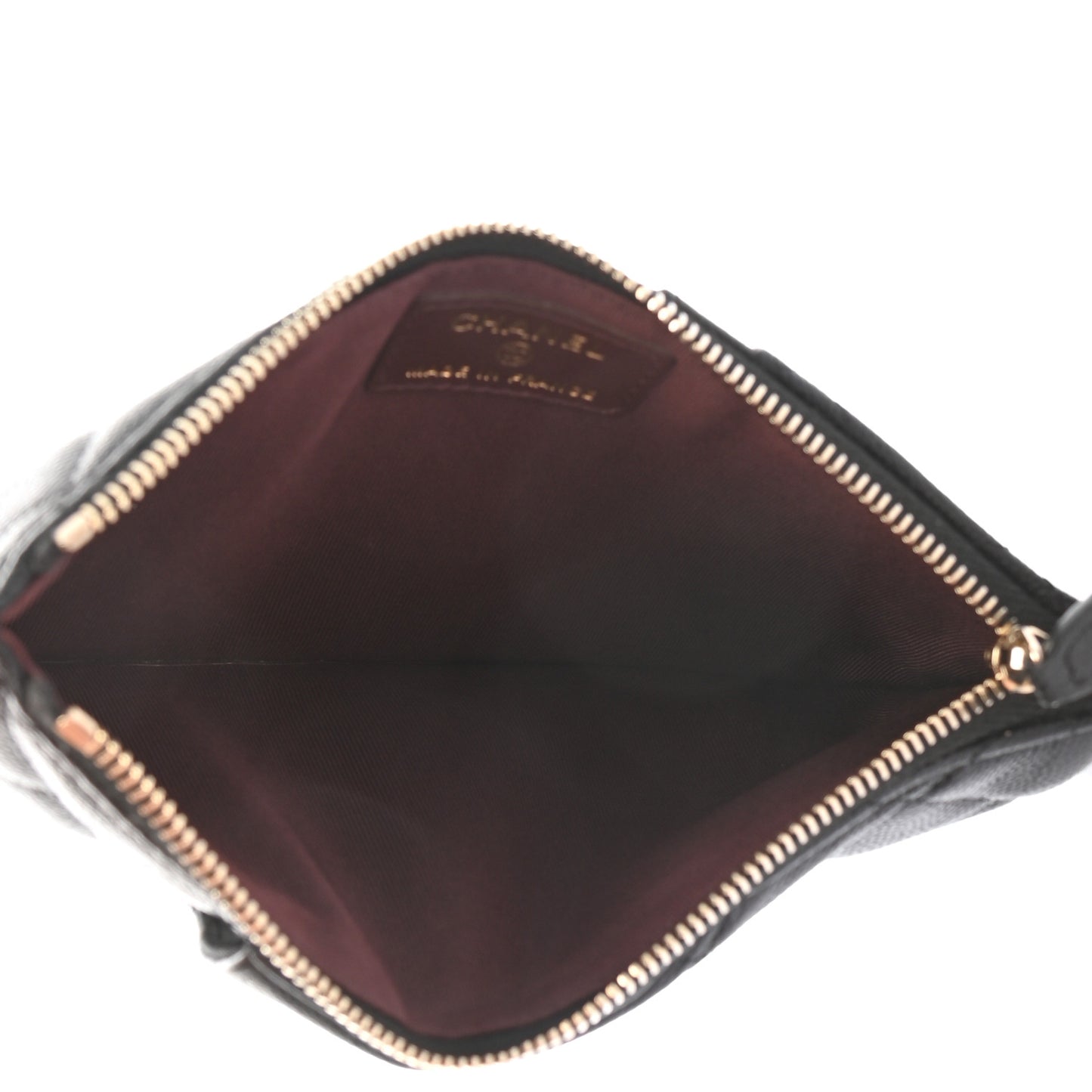 Caviar Quilted Classic iPhone Pouch Black