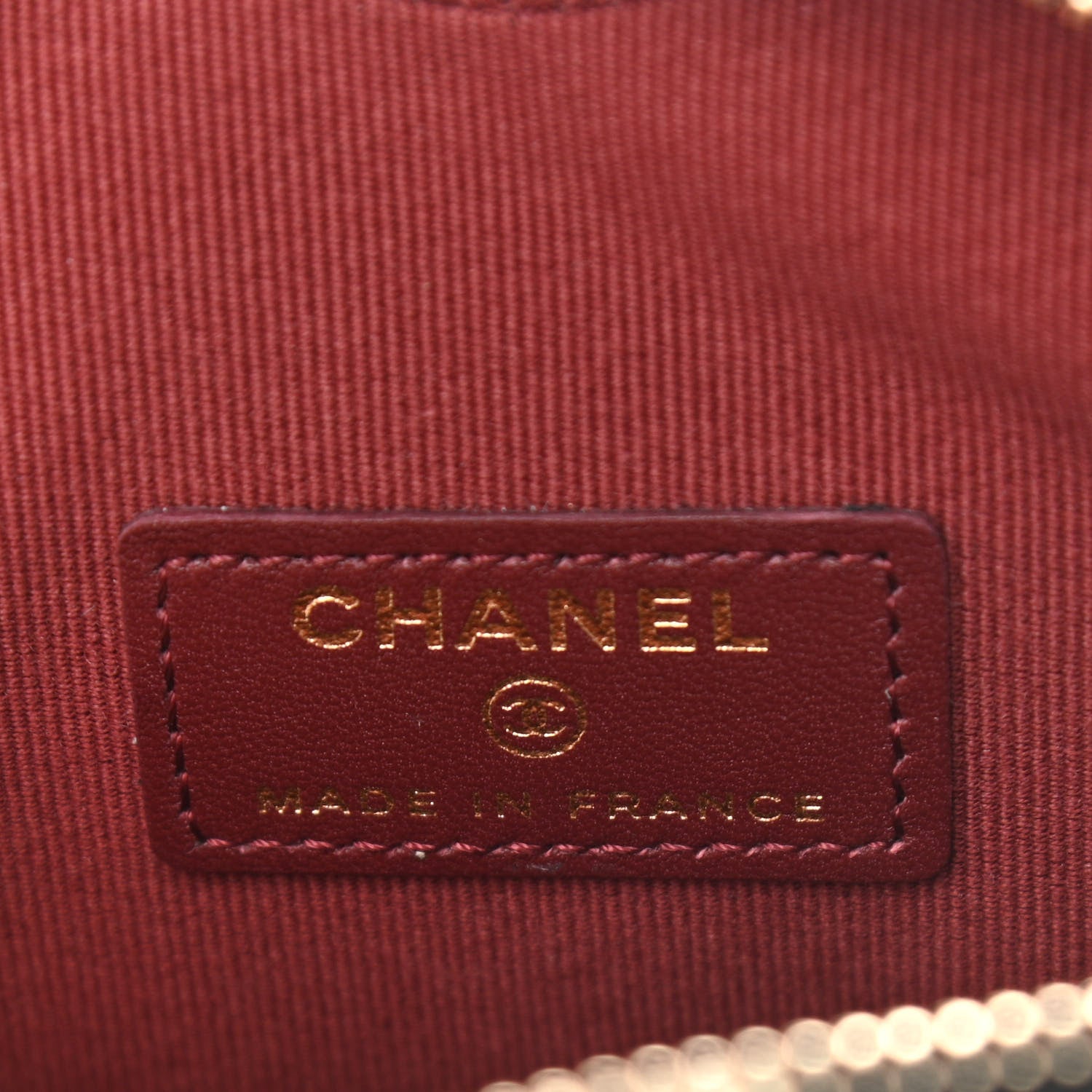 Chanel Lambskin Quilted CC In Love Heart Clutch With Chain Black 6 of 10