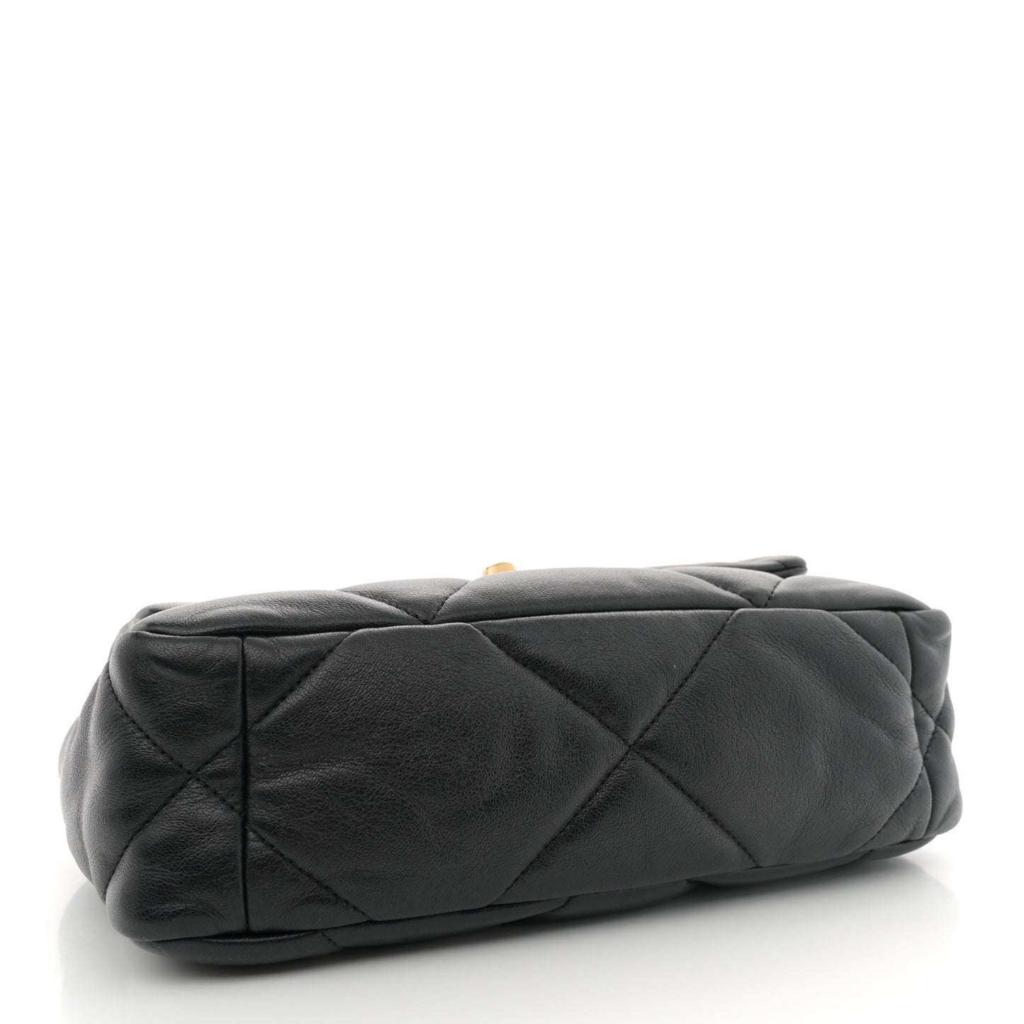 Lambskin Quilted Medium Chanel 19 Flap Black
