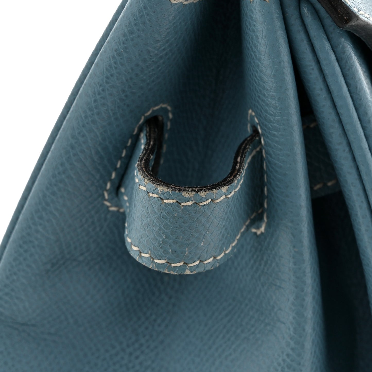 Epsom Birkin 35 Blue Jean
