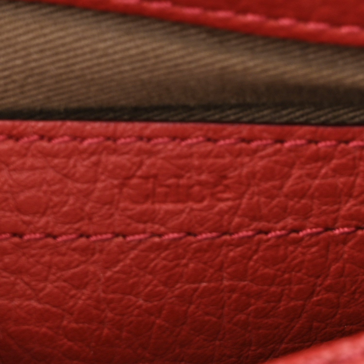 Chloe Grained Calfskin Small Marcie Saddle Bag Sienna Red 5 of 15