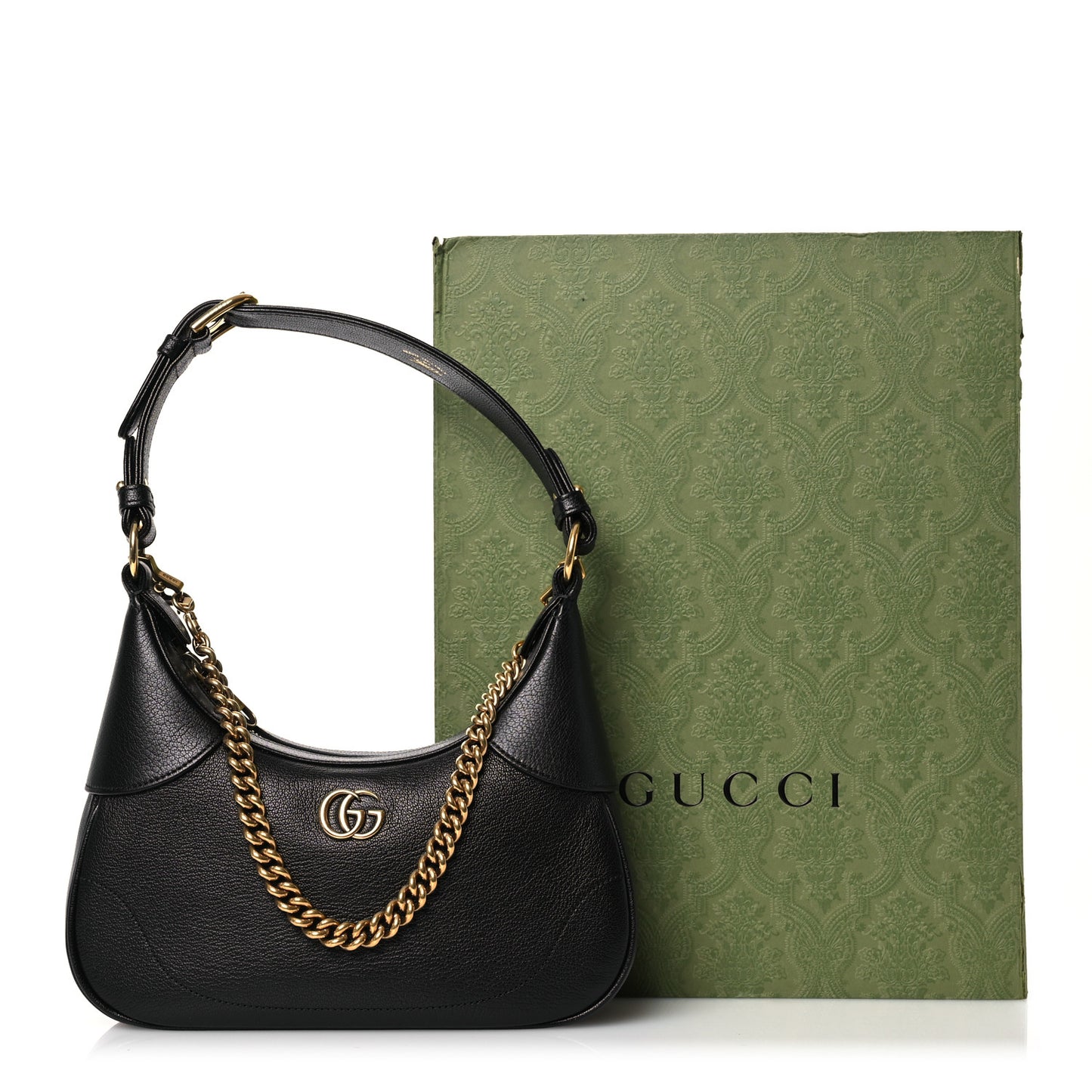 Goatskin Small Aphrodite Shoulder Bag Black