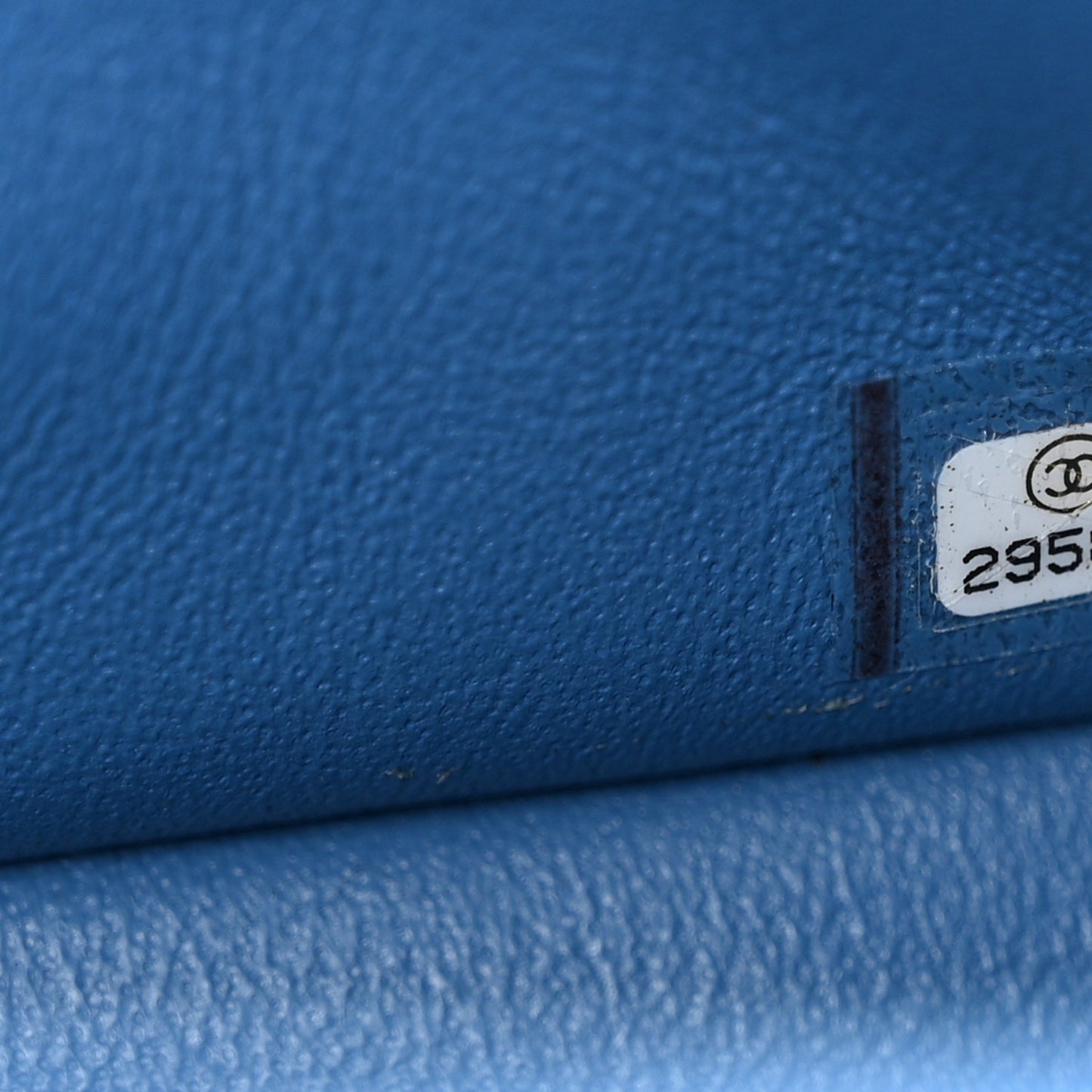 Caviar Quilted Jumbo Double Flap Blue