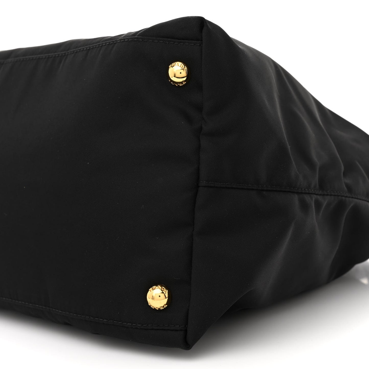 Tessuto Nylon Saffiano Tote Black