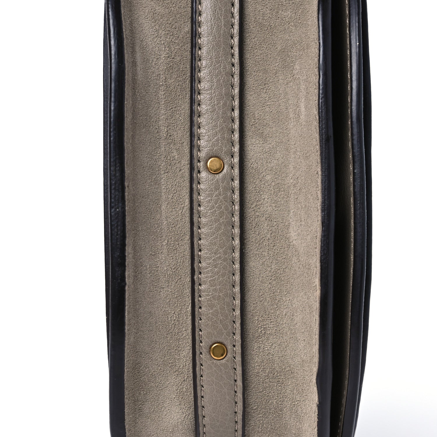 Chloe Calfskin Suede Small Nile Bracelet Bag Motty Grey 12 of 12