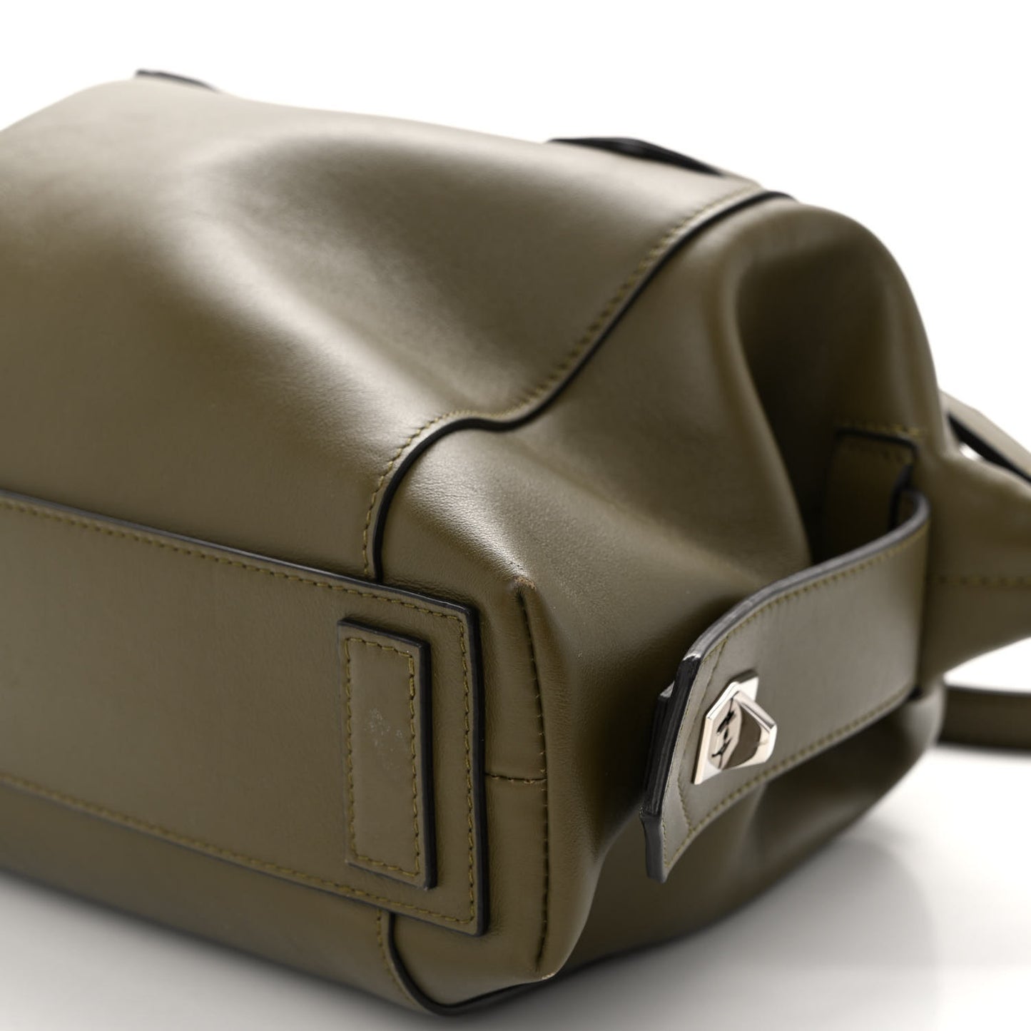 Smooth Calfskin Small Soft Antigona Dark Khaki