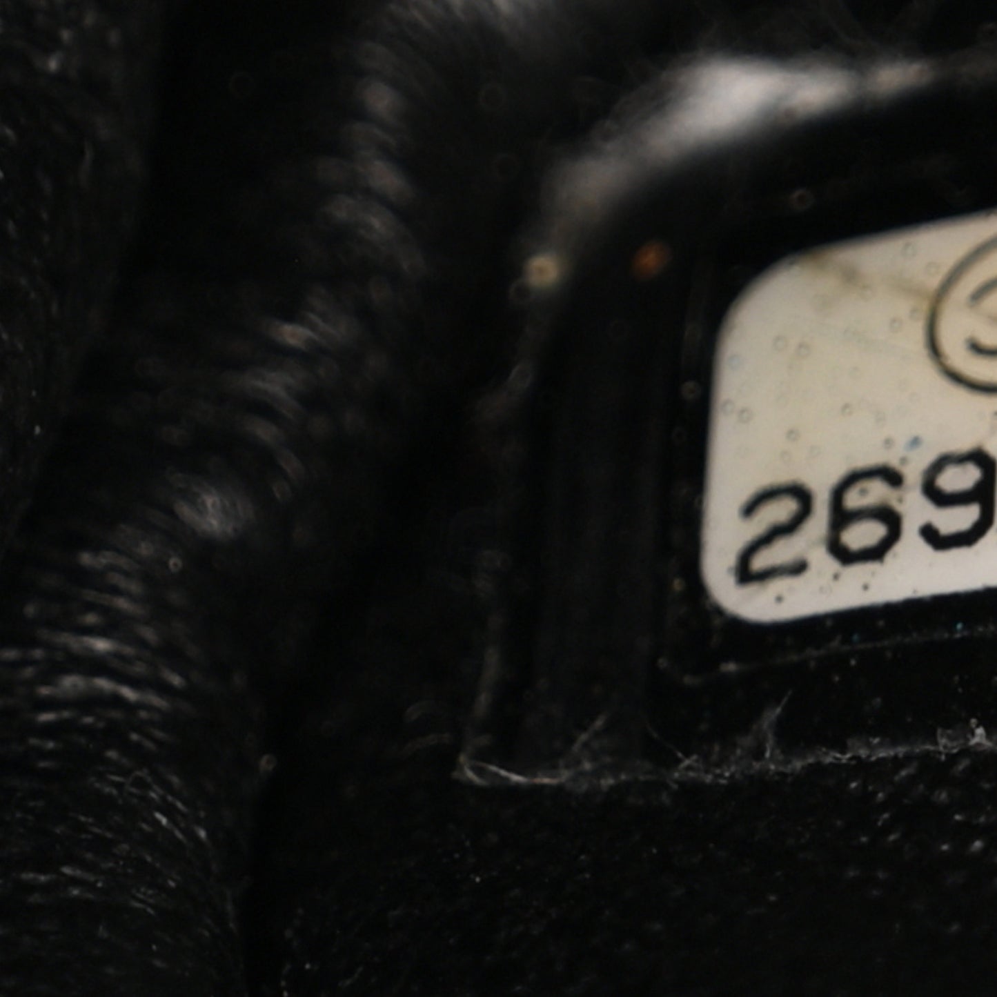 Aged Calfskin Quilted Mini Reissue Camera Case Black