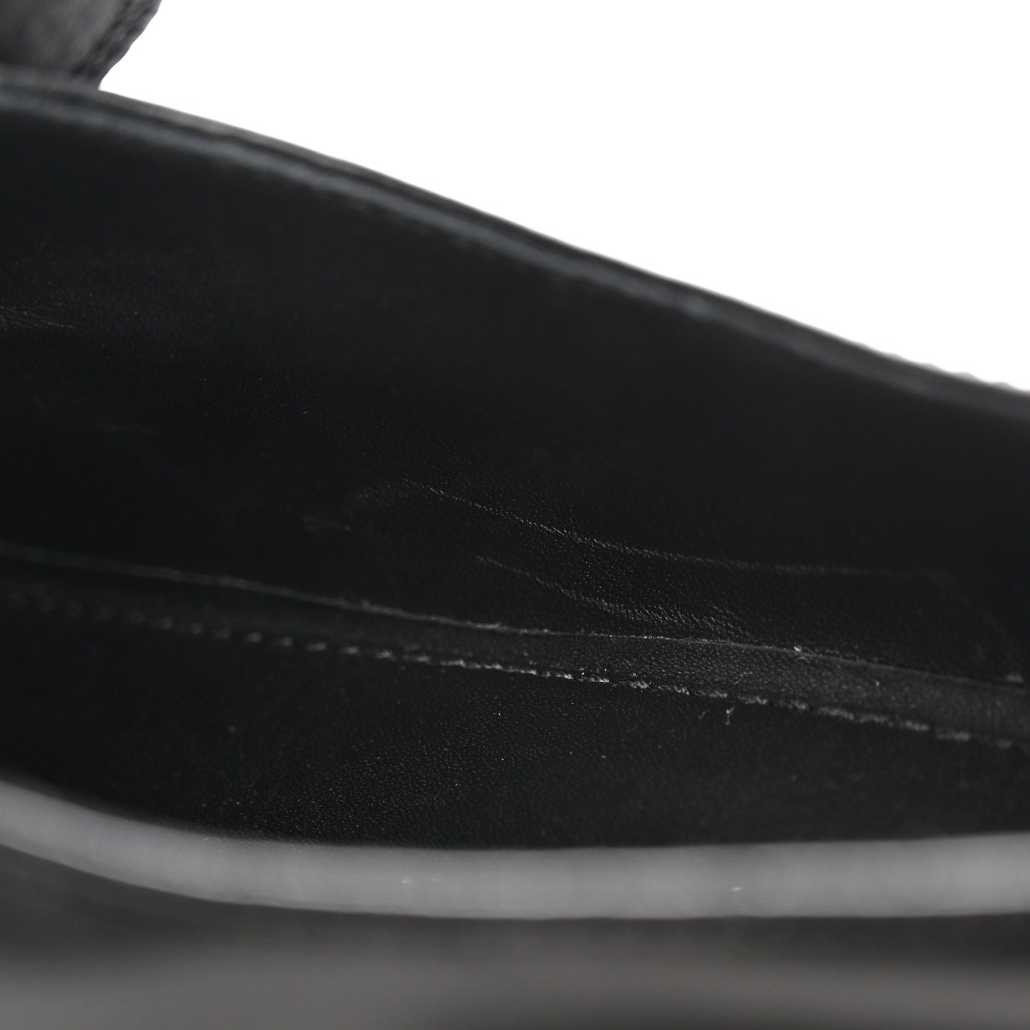 Spazzolato Metal Triangle Logo 50mm Loafers 41 Black