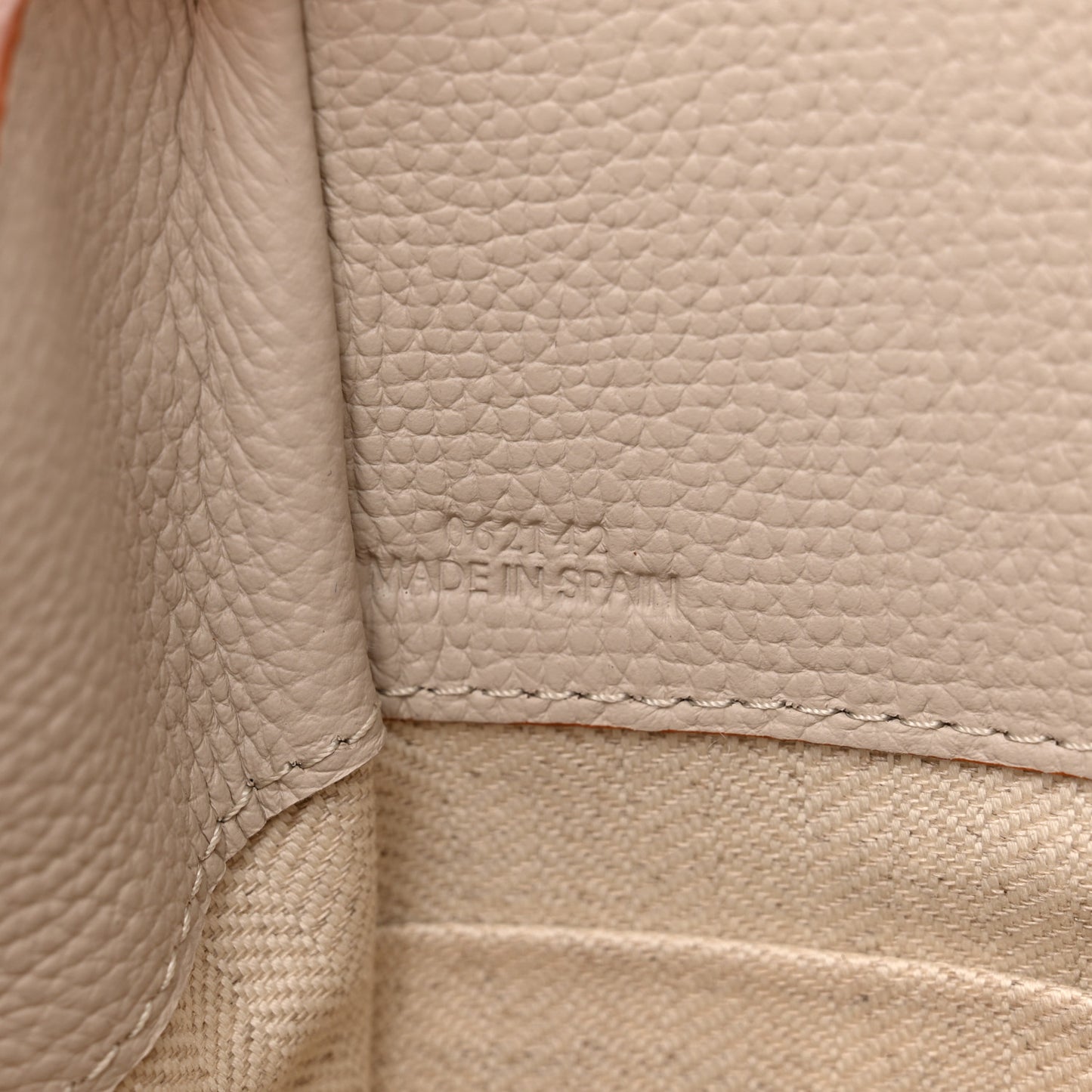 Pebble Grain Calfskin Mini Hammock Shoulder Bag Light Ghost