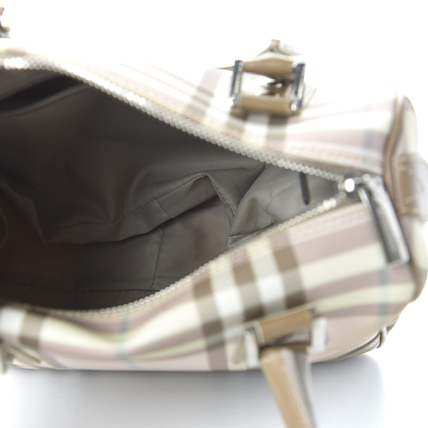Candy Check Small Tote Pink