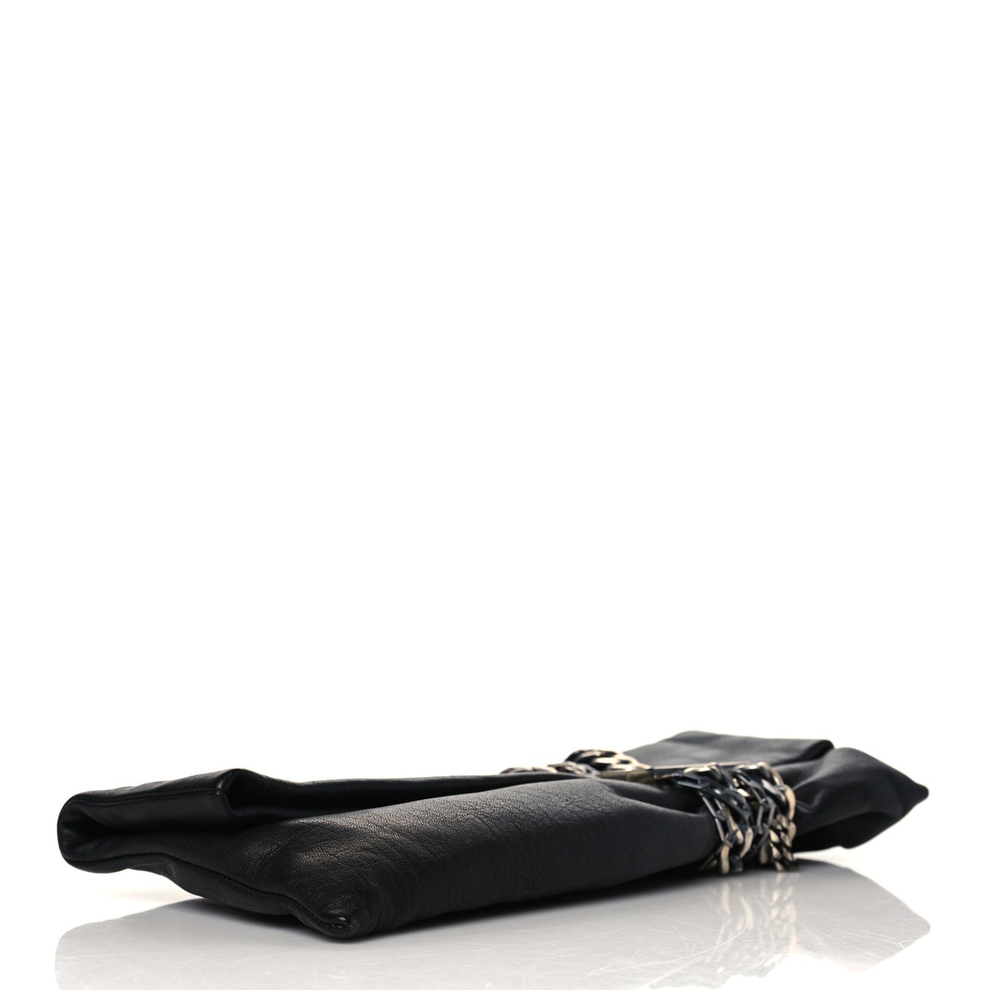 Calfskin Chandra Clutch Black