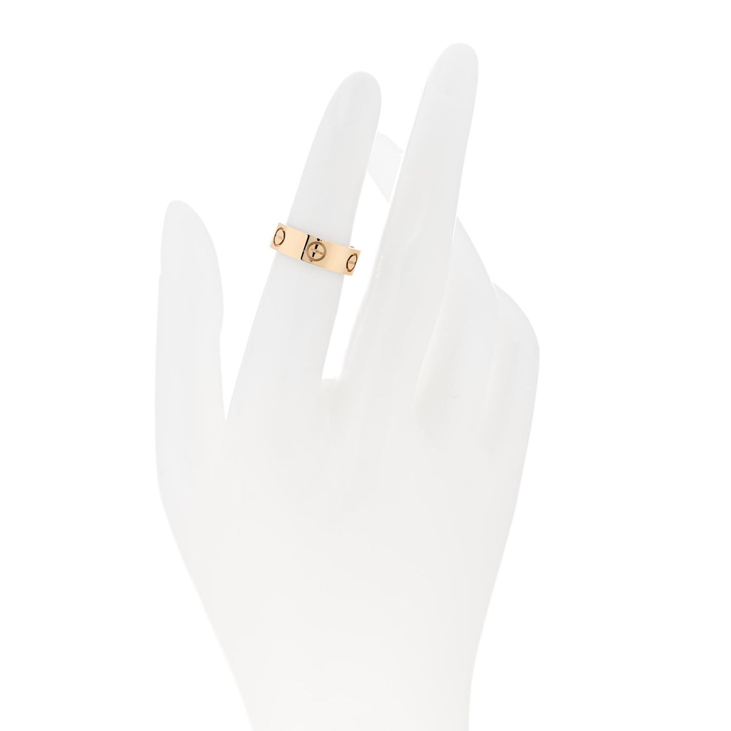 18K Yellow Gold 5.5mm LOVE Ring 48 4.5