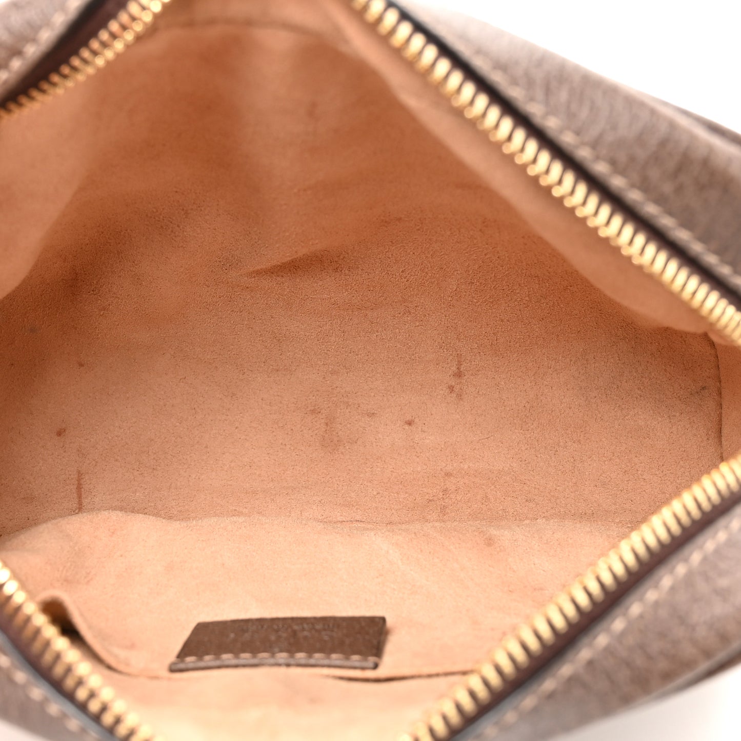 GG Supreme Monogram Web Mini Ophidia Shoulder Bag Brown