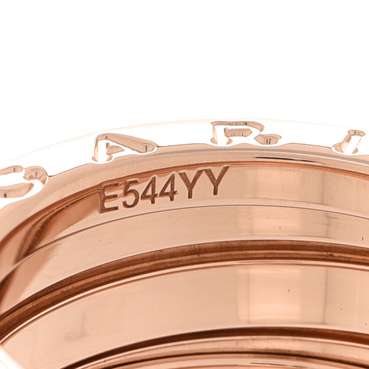 18K Rose Gold B.Zero1 Three-Band Ring 51 5.75