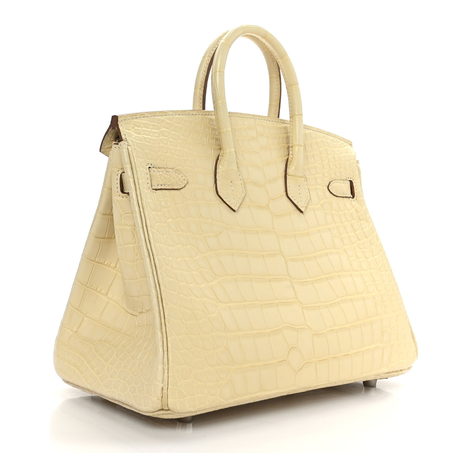 Matte Alligator Birkin 25 Vanille