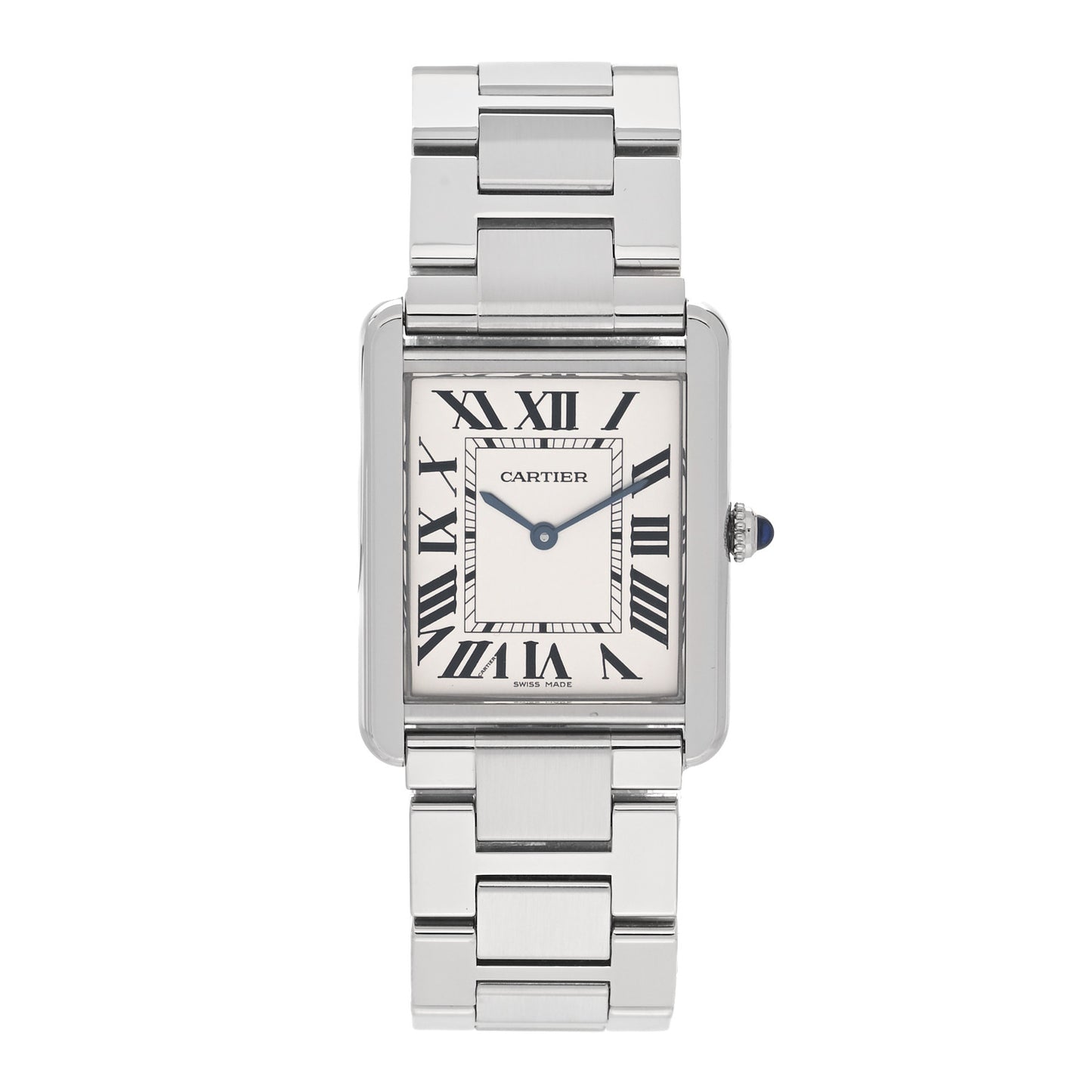 Stainless Steel 27mm Tank Solo Quartz Watch