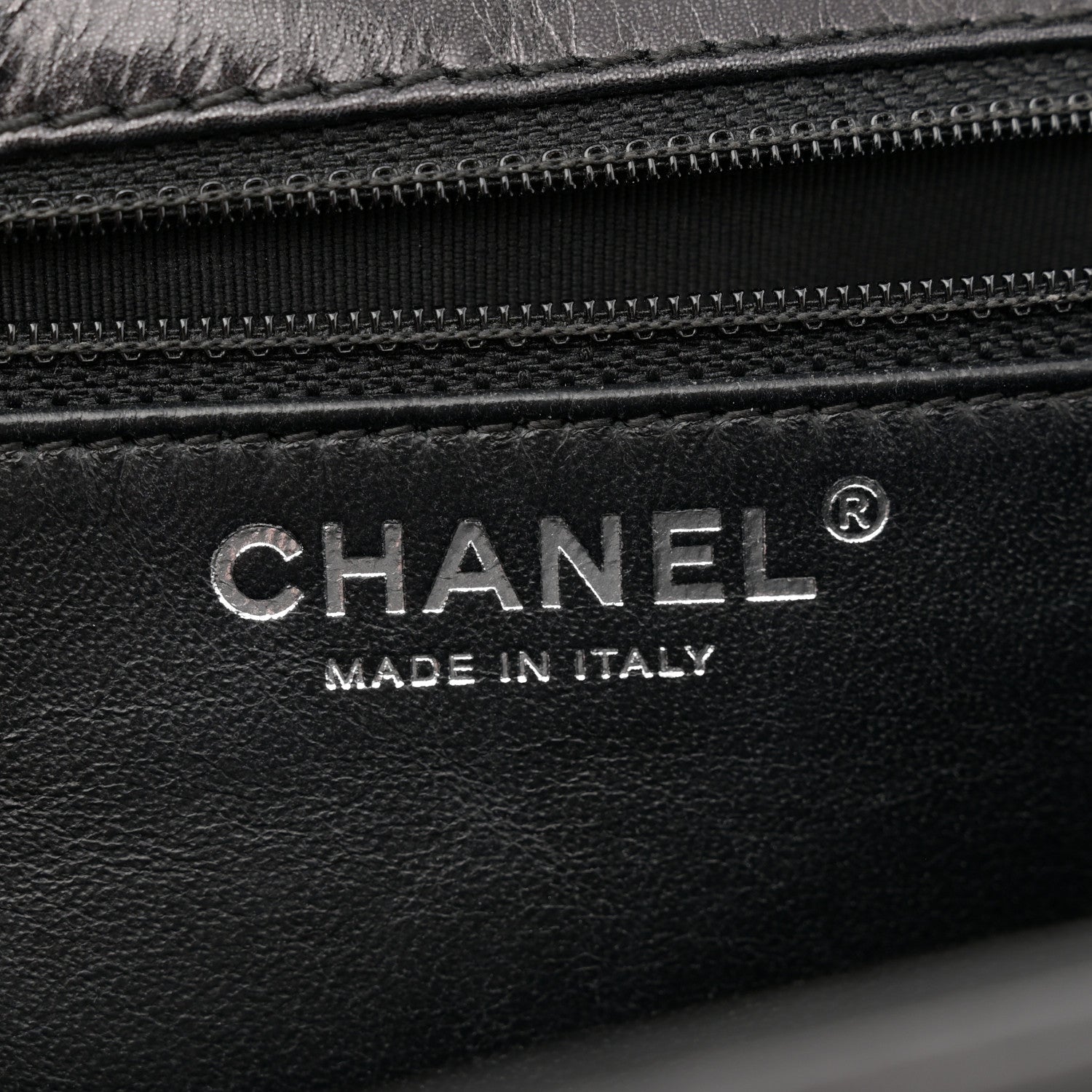 Chanel Shiny Aged Calfskin Quilted Accordion Reissue 2.55 Flap So Black 6 of 11