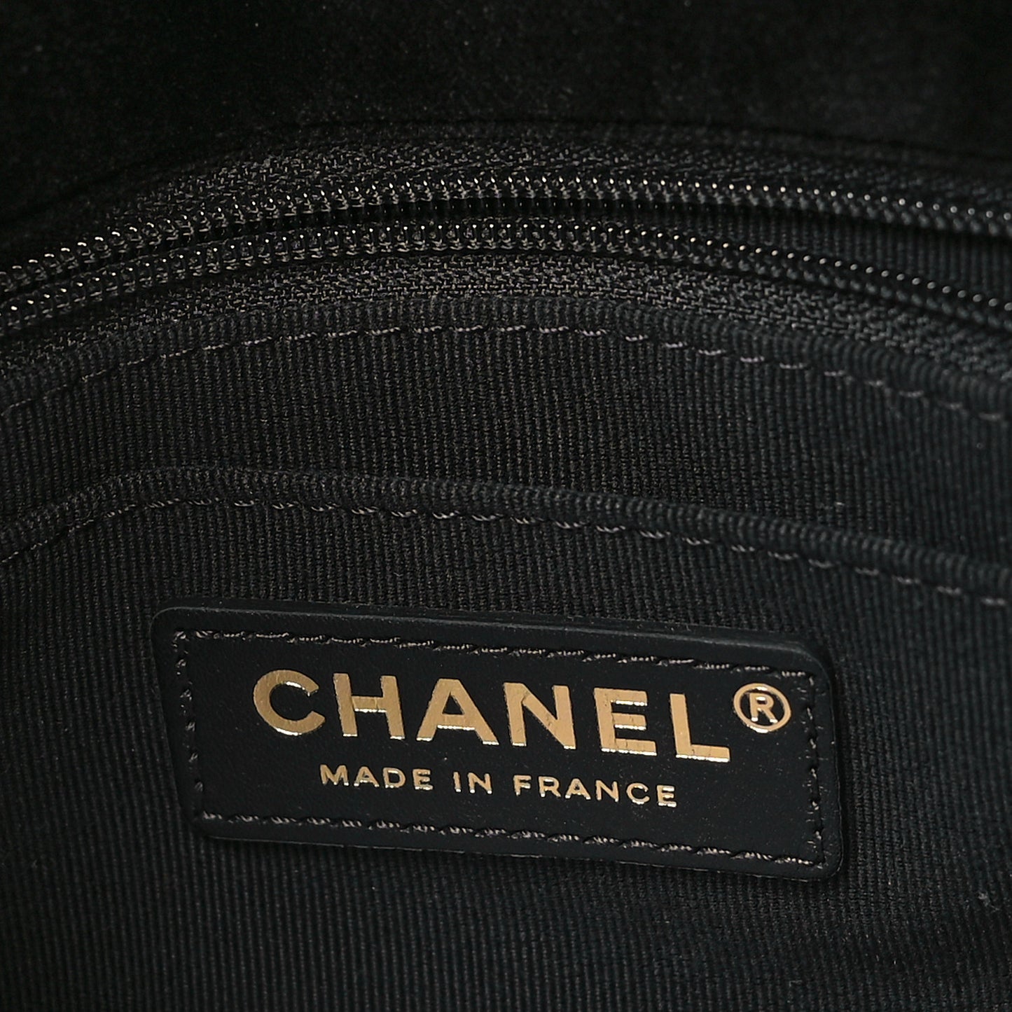 Velvet Quilted Double Frame Flap Black