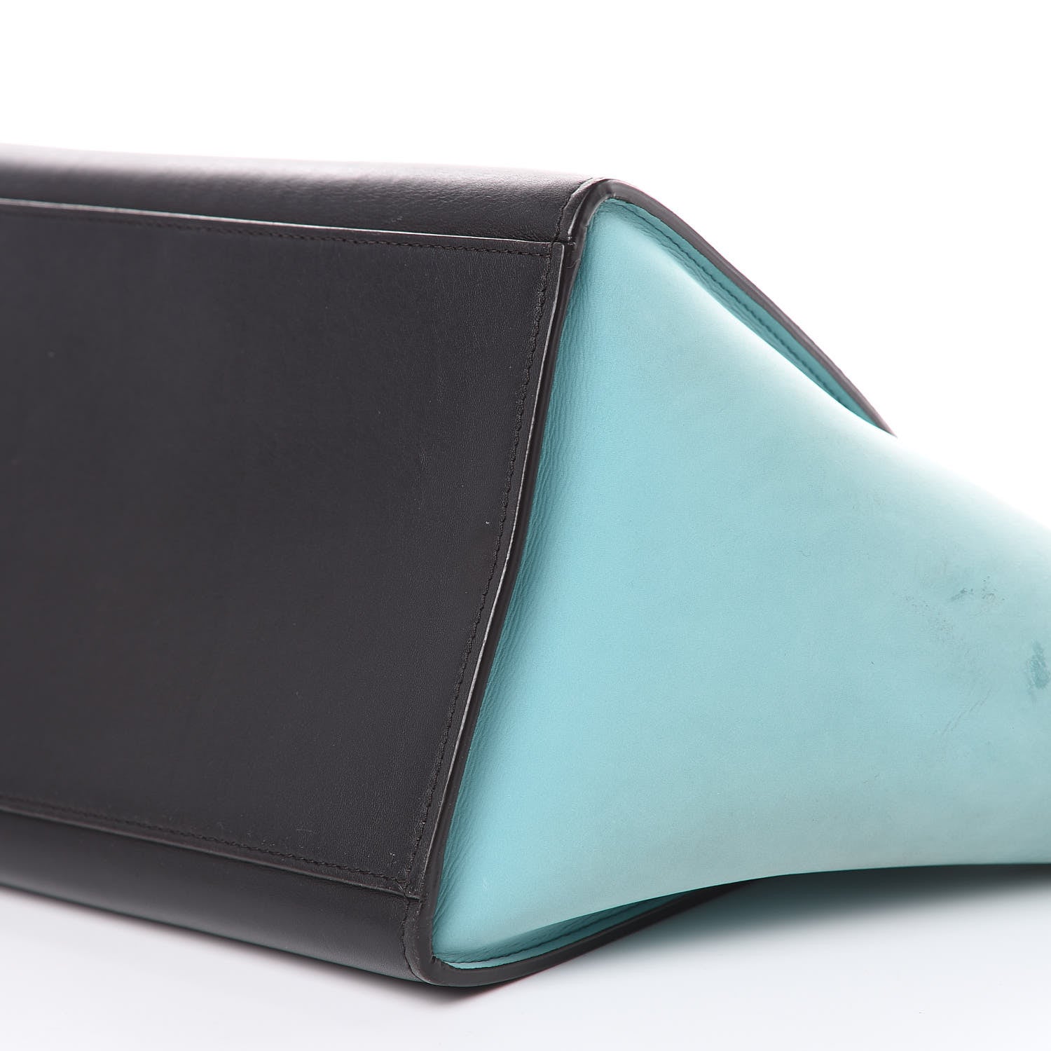 Celine Smooth Calfskin Nubuck Small Tri-Color Trapeze Taupe 8 of 12