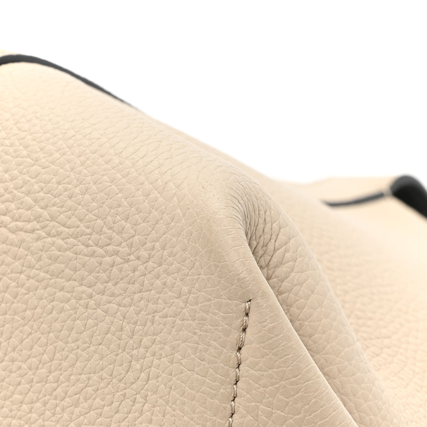 Taurillon Gex Calfskin Duo Reversible Tote Greige Zinc