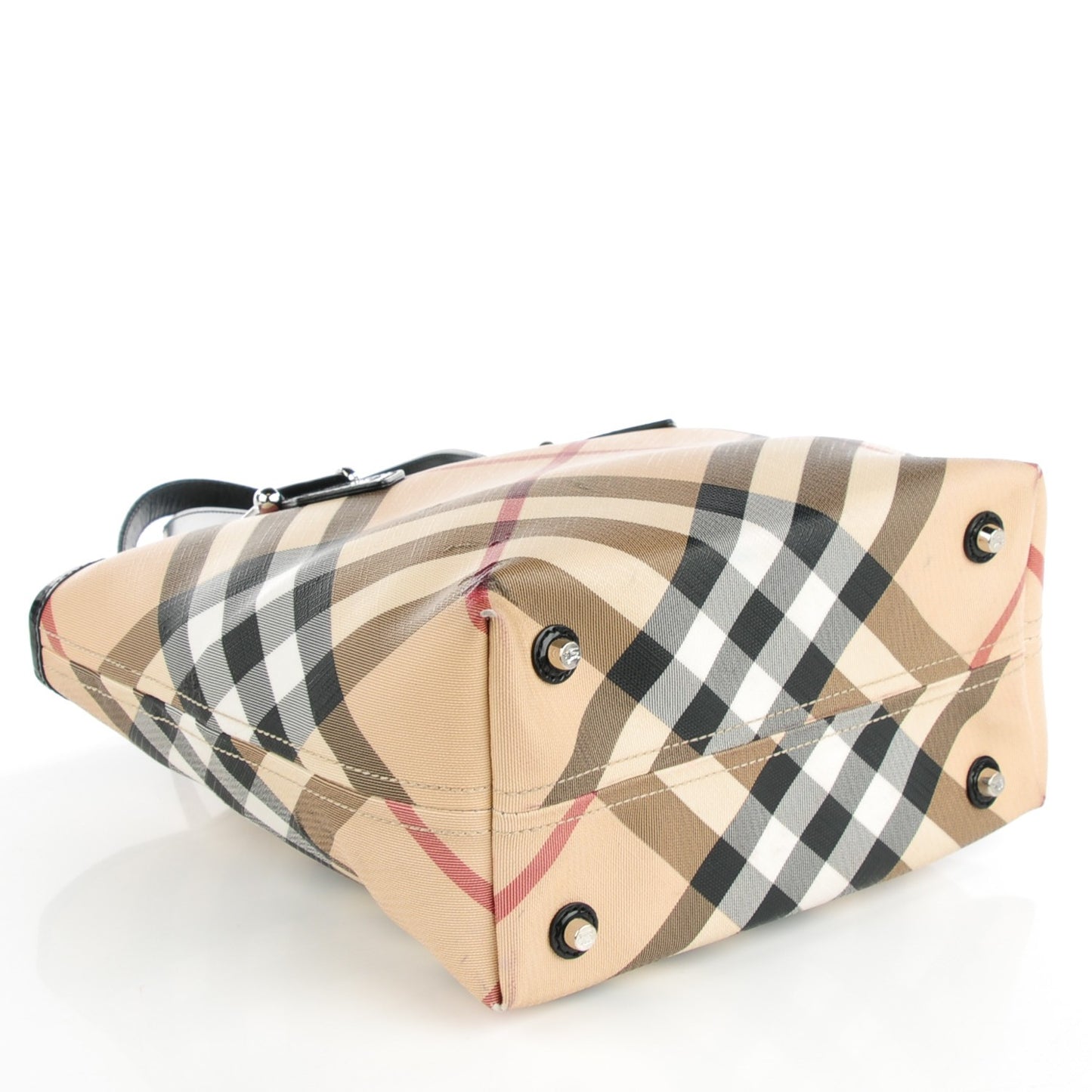 Nova Check Medium Tote Black