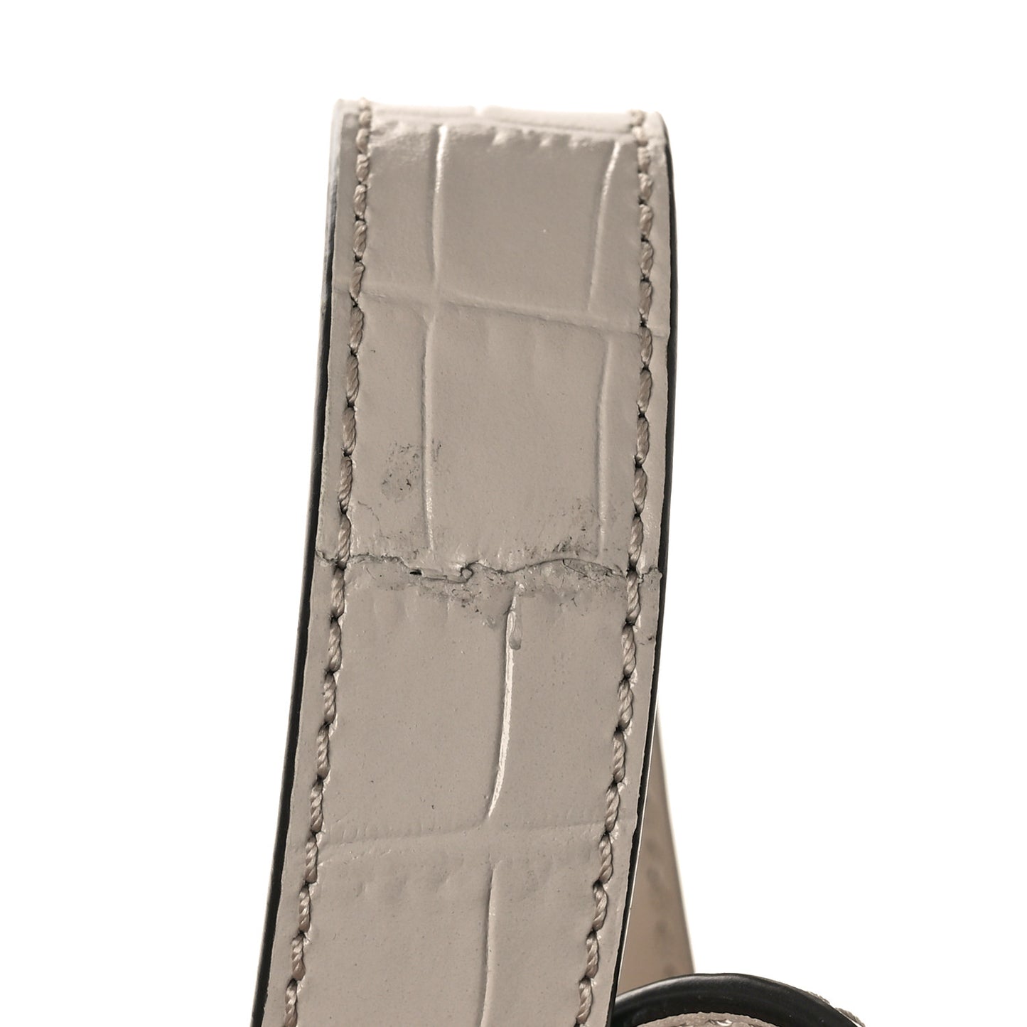 Calfskin Crocodile Embossed Mini Antigona Dune