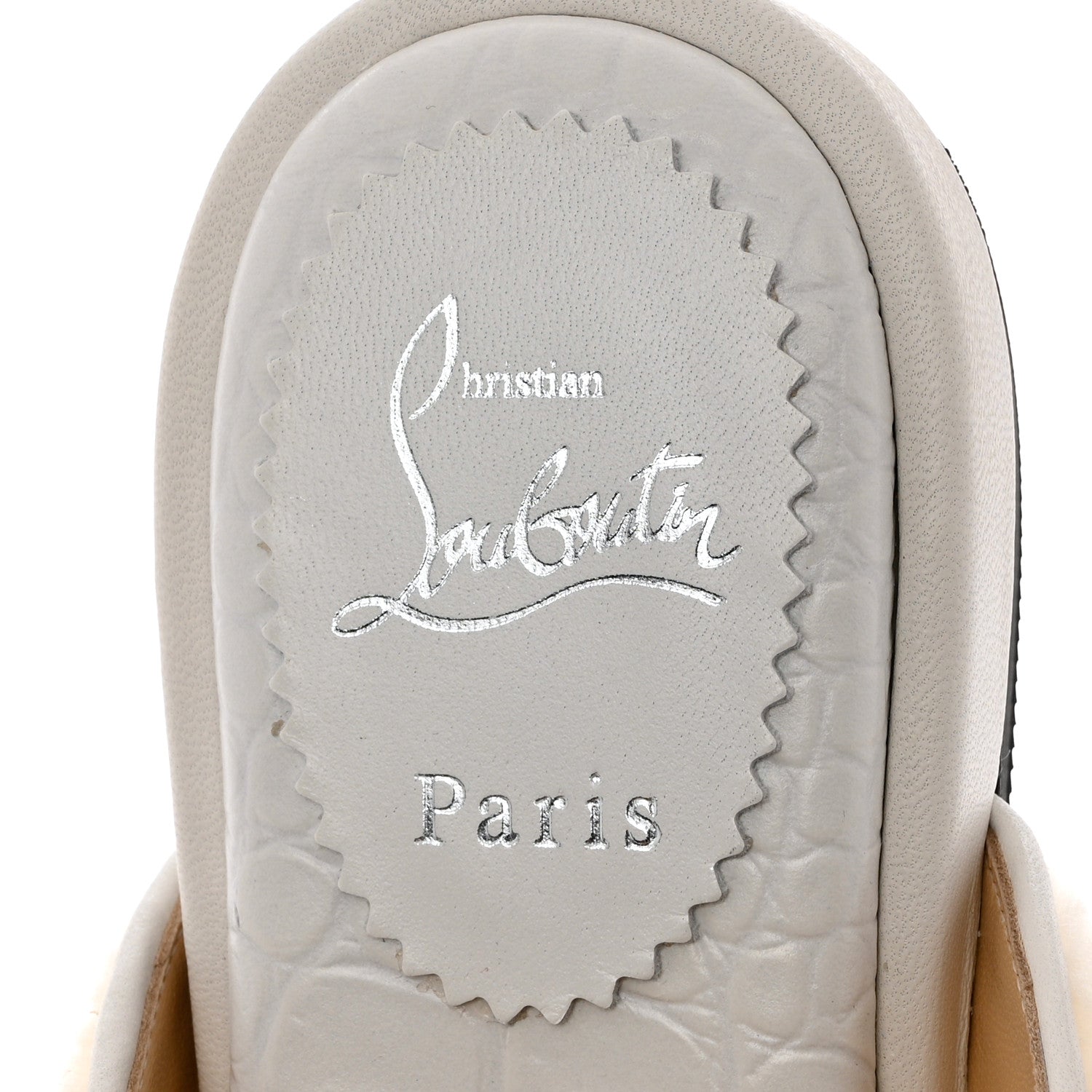 Christian Louboutin Shearling Womens Coolito Donna Loafer Mules 39 Navy White 6 of 7