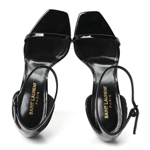 Vernice Chiffon Opyum 85 Sandals 37 Black