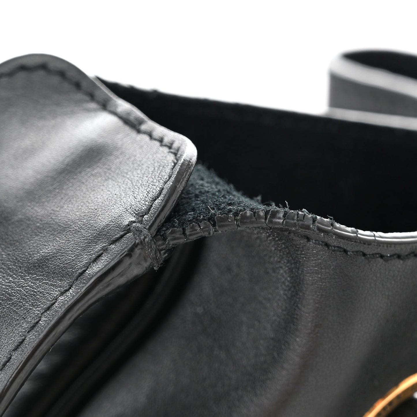 Smooth Calfskin Paris VII Large Flat Hobo Black