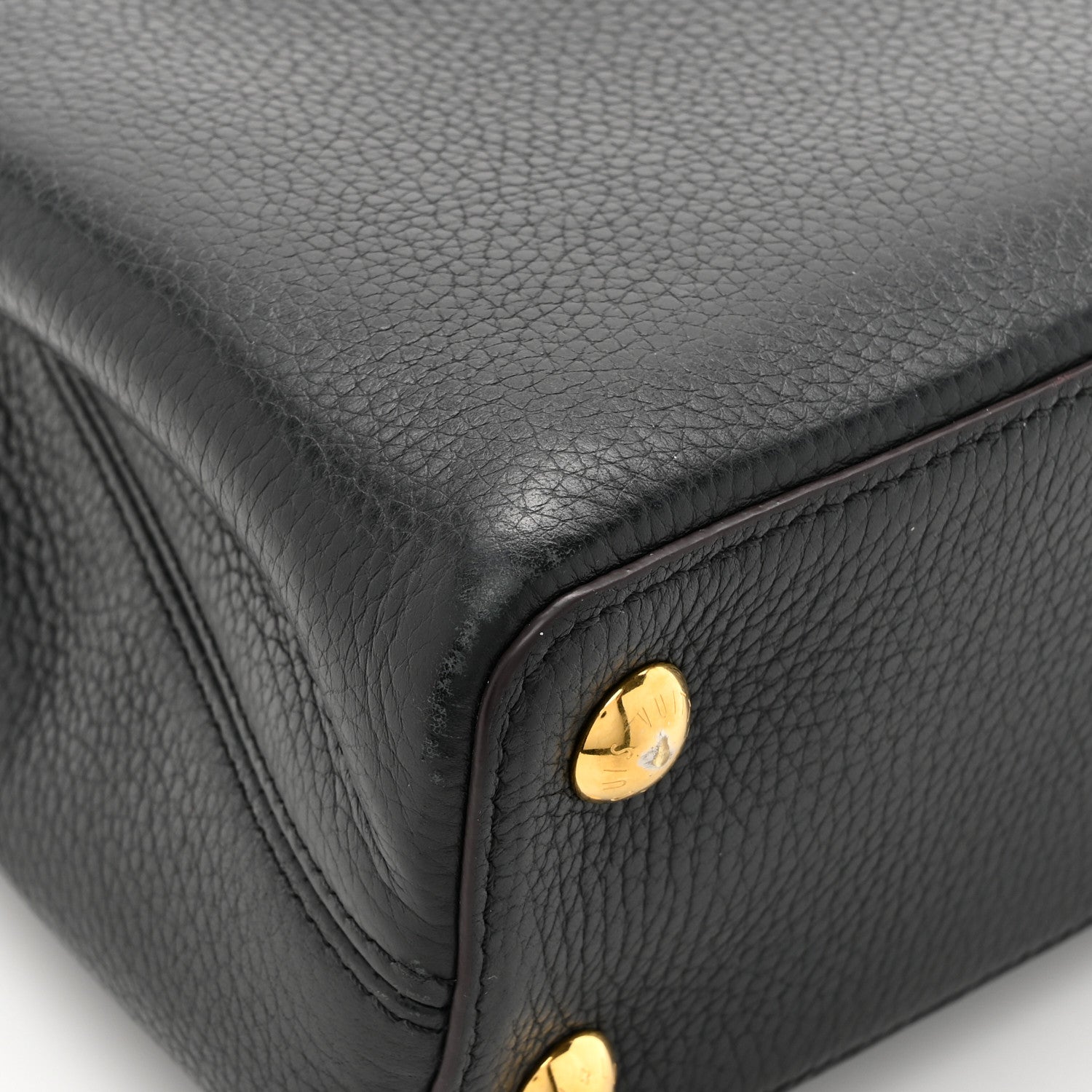 Louis Vuitton Taurillon Capucines BB Black 18 of 19