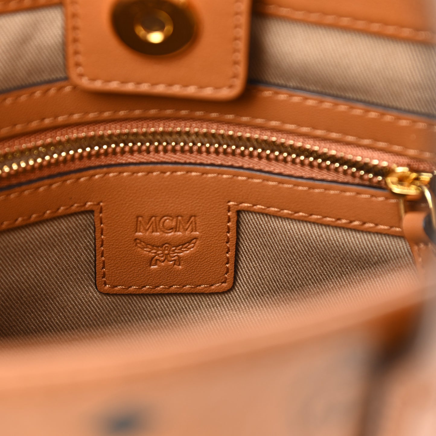 Visetos Mini Aren Tote Cognac