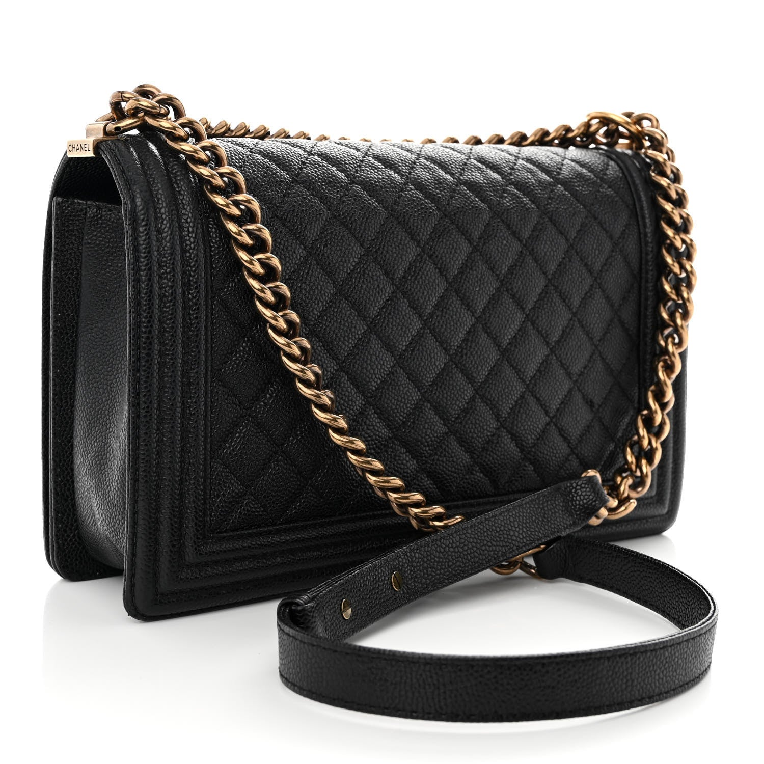 Chanel Caviar Quilted New Medium Boy Flap Black 3 of 10