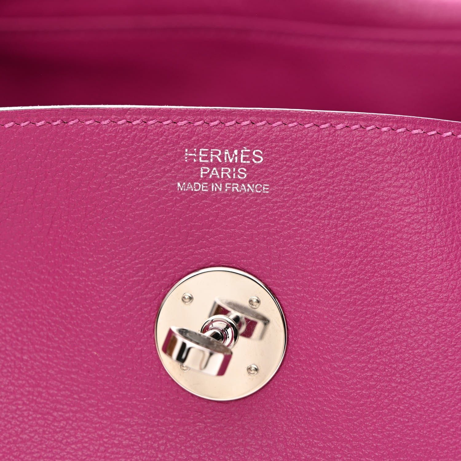 Hermes Evercolor Lindy 30 Rose Pourpre 6 of 10