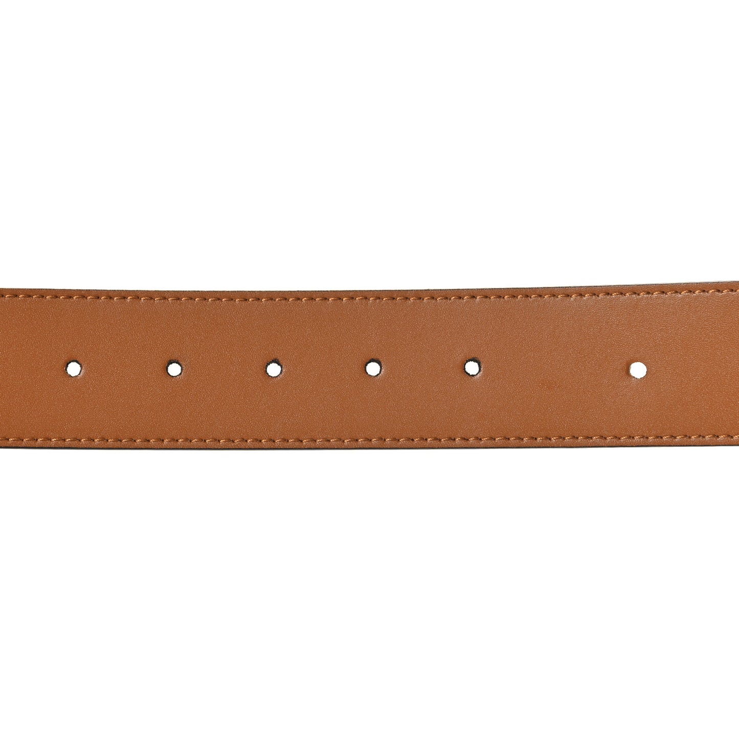Vitello Liberty F is Fendi Bi-Color Reversible Belt 80 32 Caramello White