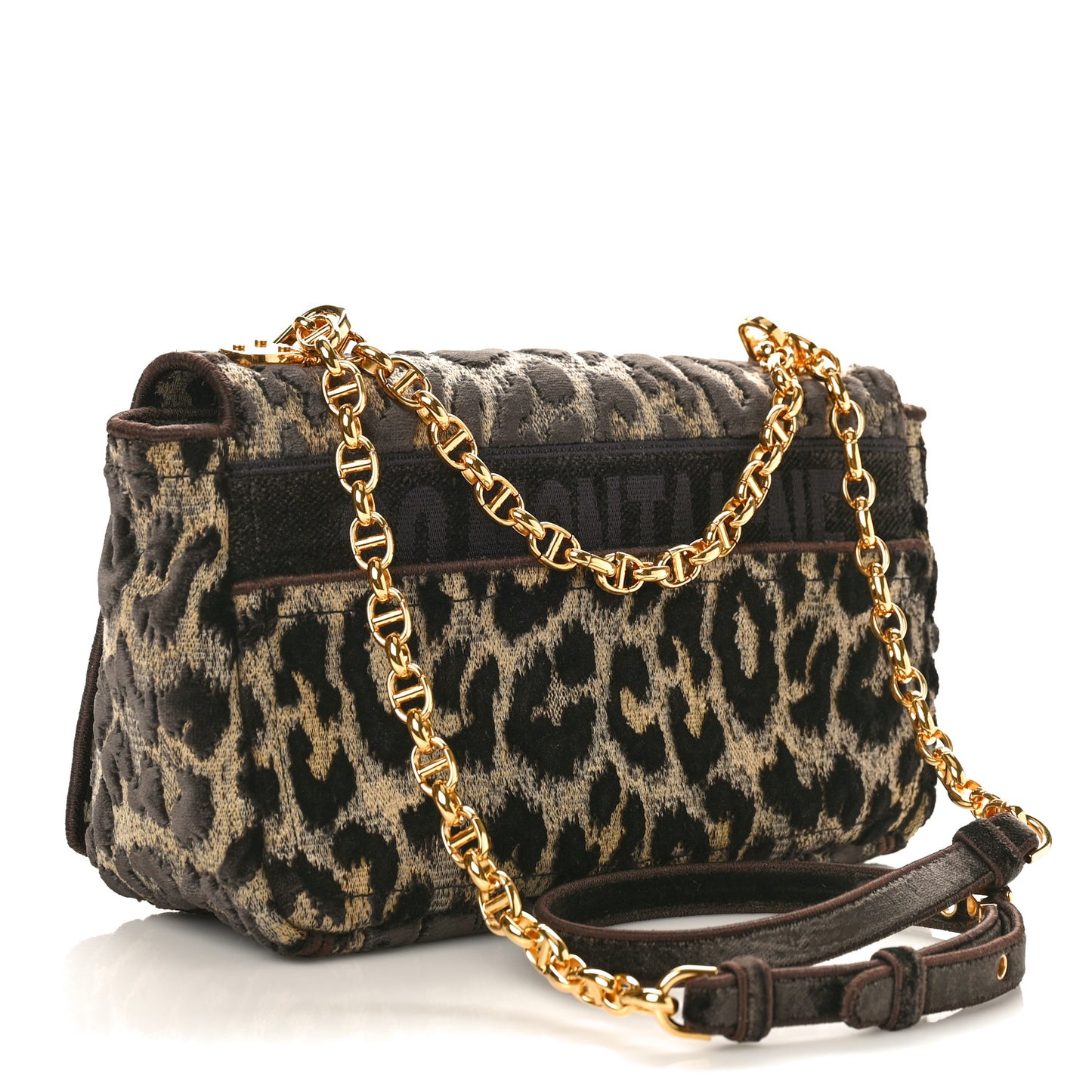 Velvet Mizza Embroidered Medium Caro Bag Beige