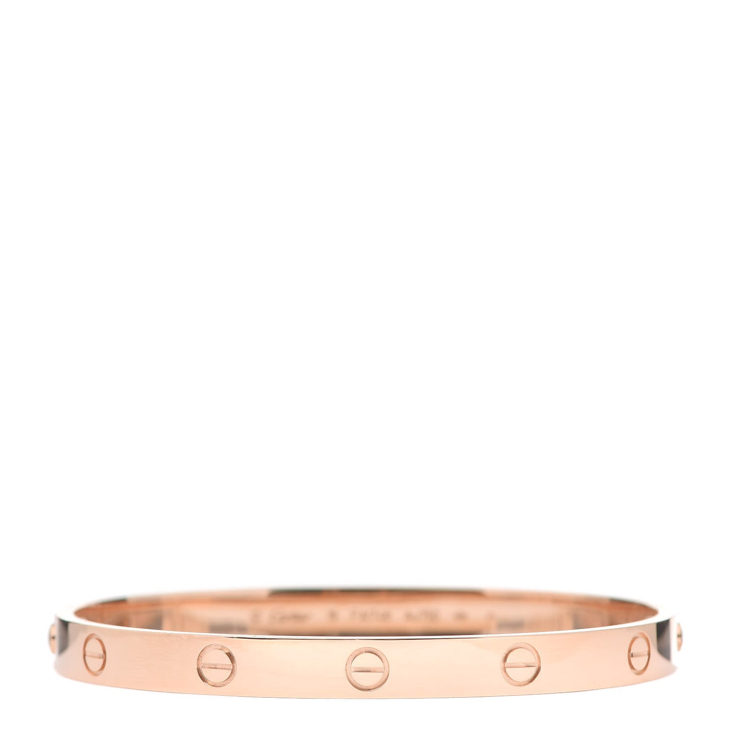 18K Pink Gold LOVE Bracelet 19