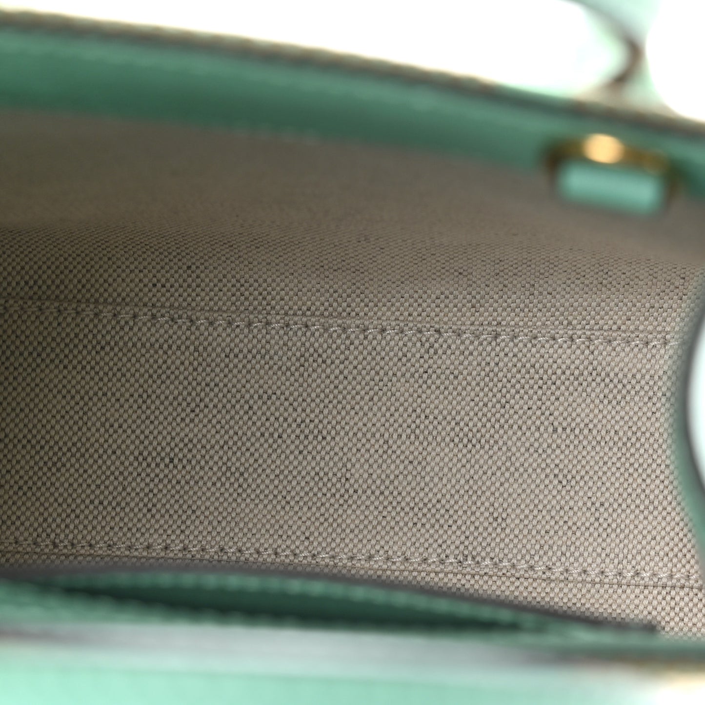 Monogram Jumbo GG Textured Dollar Calfskin Mini Tote Bag Pepperlight Mint