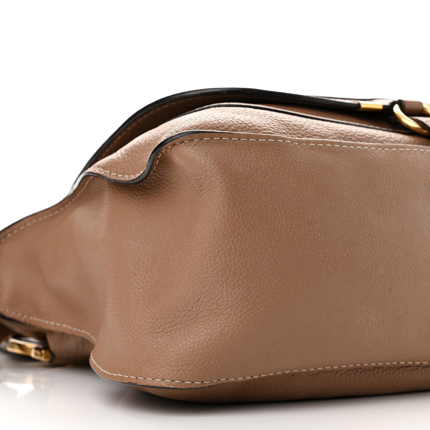 Calfskin Medium Marcie Satchel Light Tan