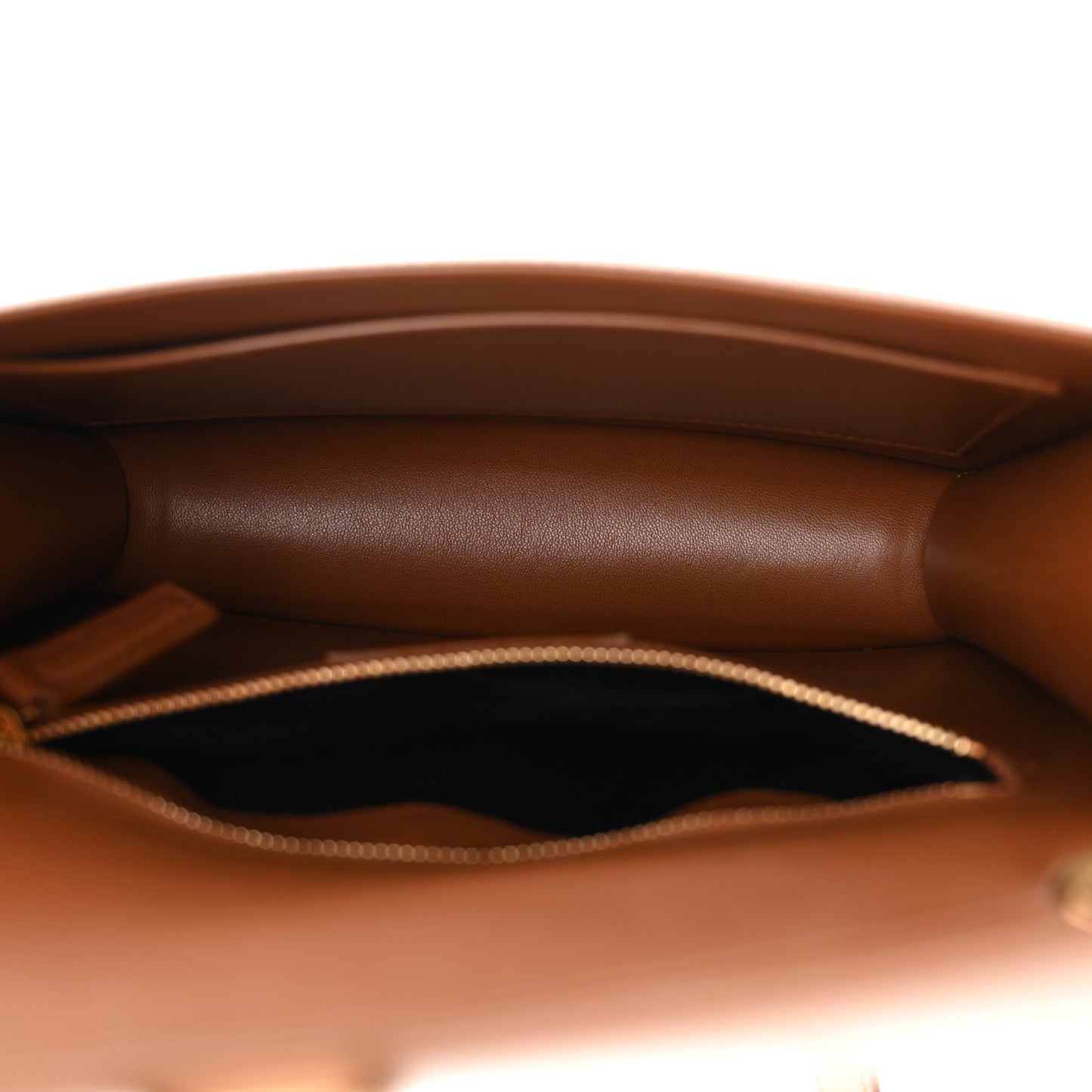 Smooth Calfskin Carre Satchel Brick