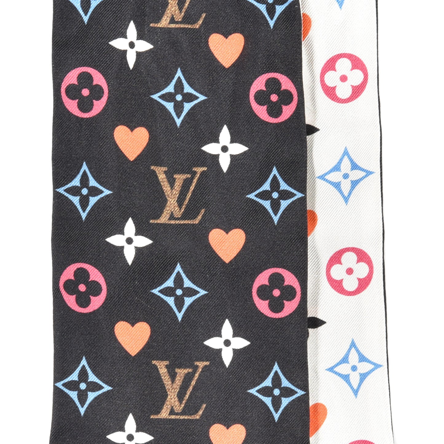 Silk Game On Bandeau Black White