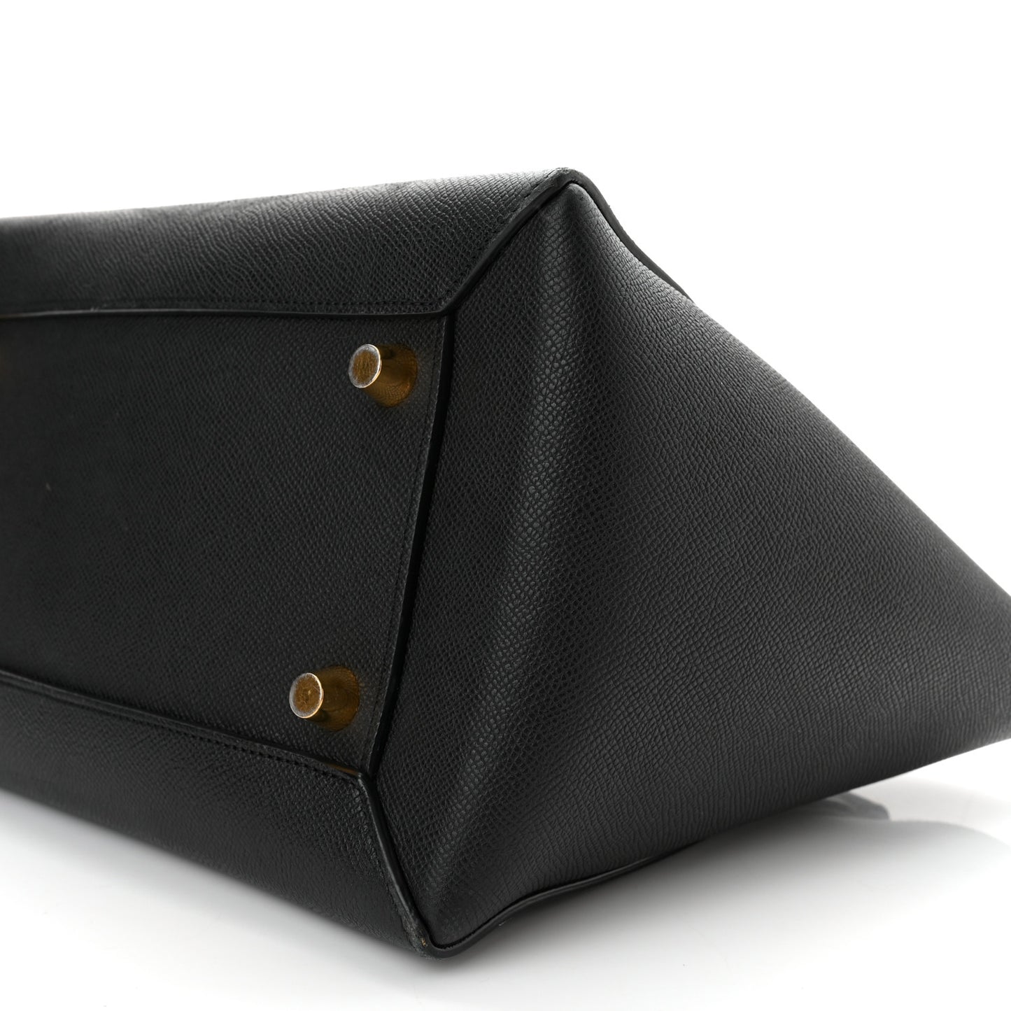 Grained Calfskin Mini Belt Bag Black