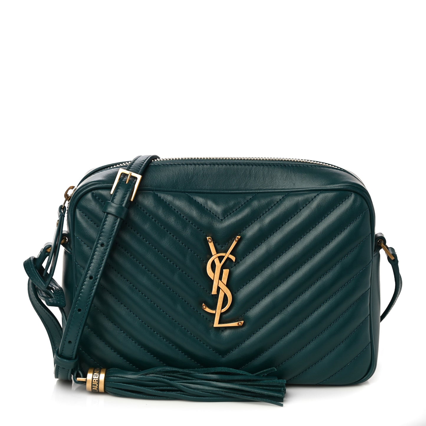 Calfskin Matelasse Monogram Lou Camera Bag Sea Turquoise