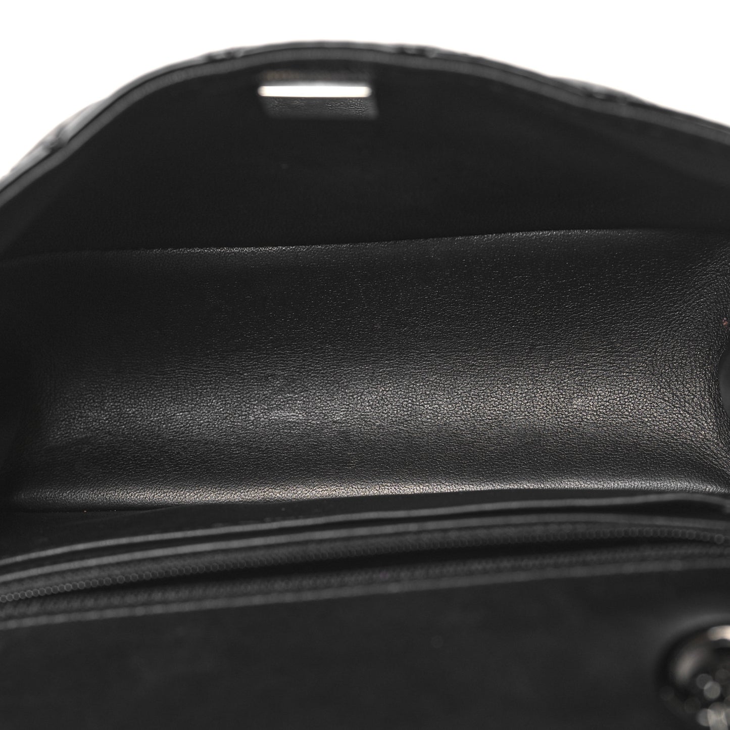 Patent Calfskin Quilted 2.55 Reissue Mini Flap So Black