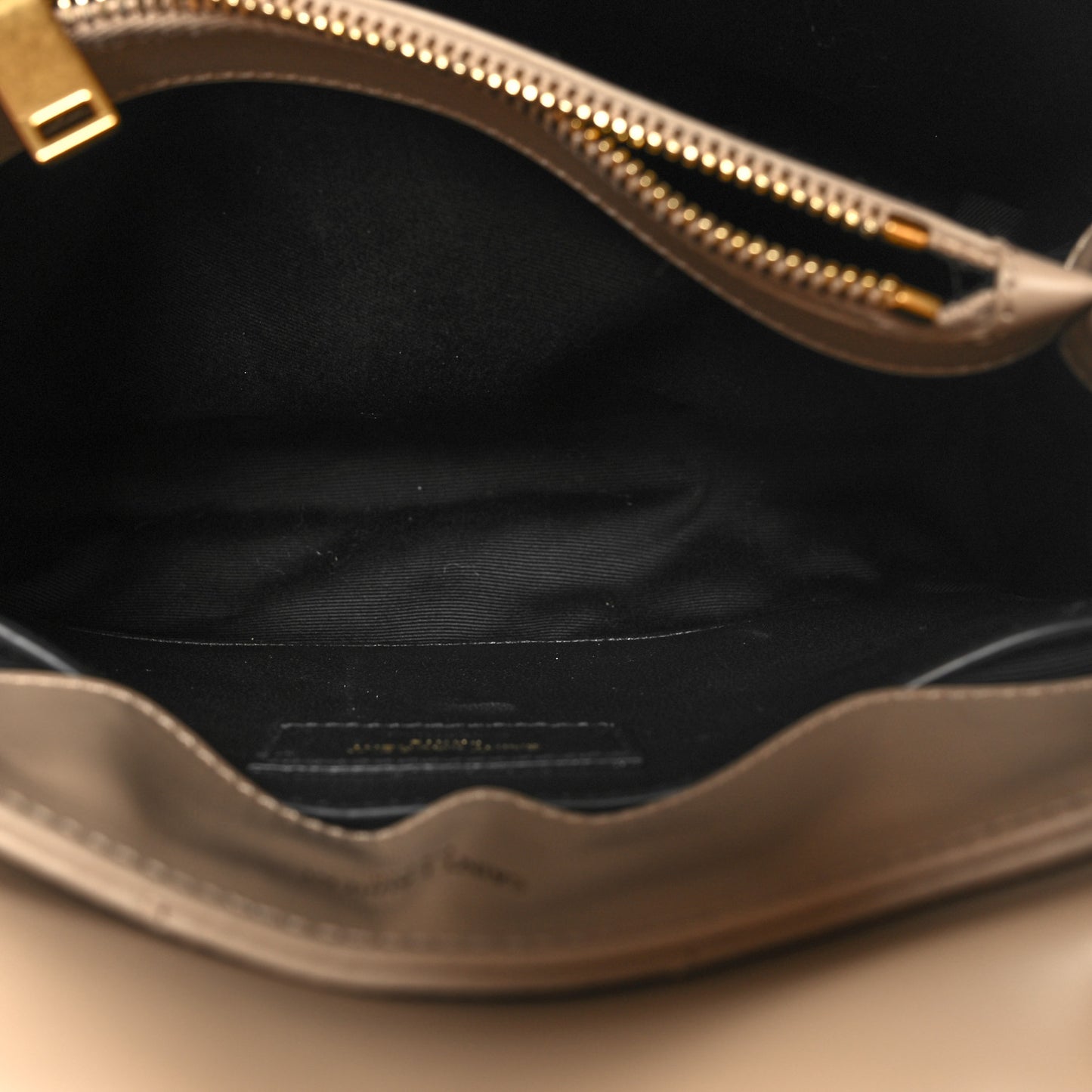Calfskin Y Quilted Monogram Small Loulou Chain Satchel Dark Beige