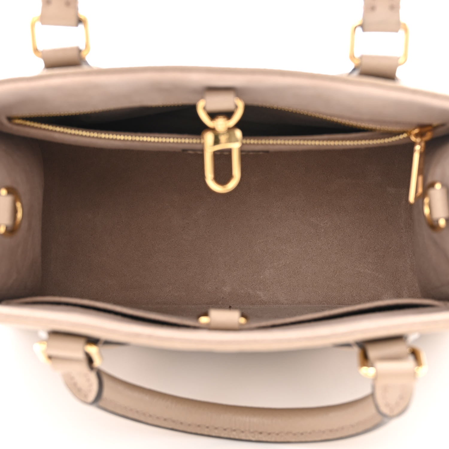 Louis Vuitton Empreinte Monogram Giant Onthego PM Tourterelle Creme 5 of 9